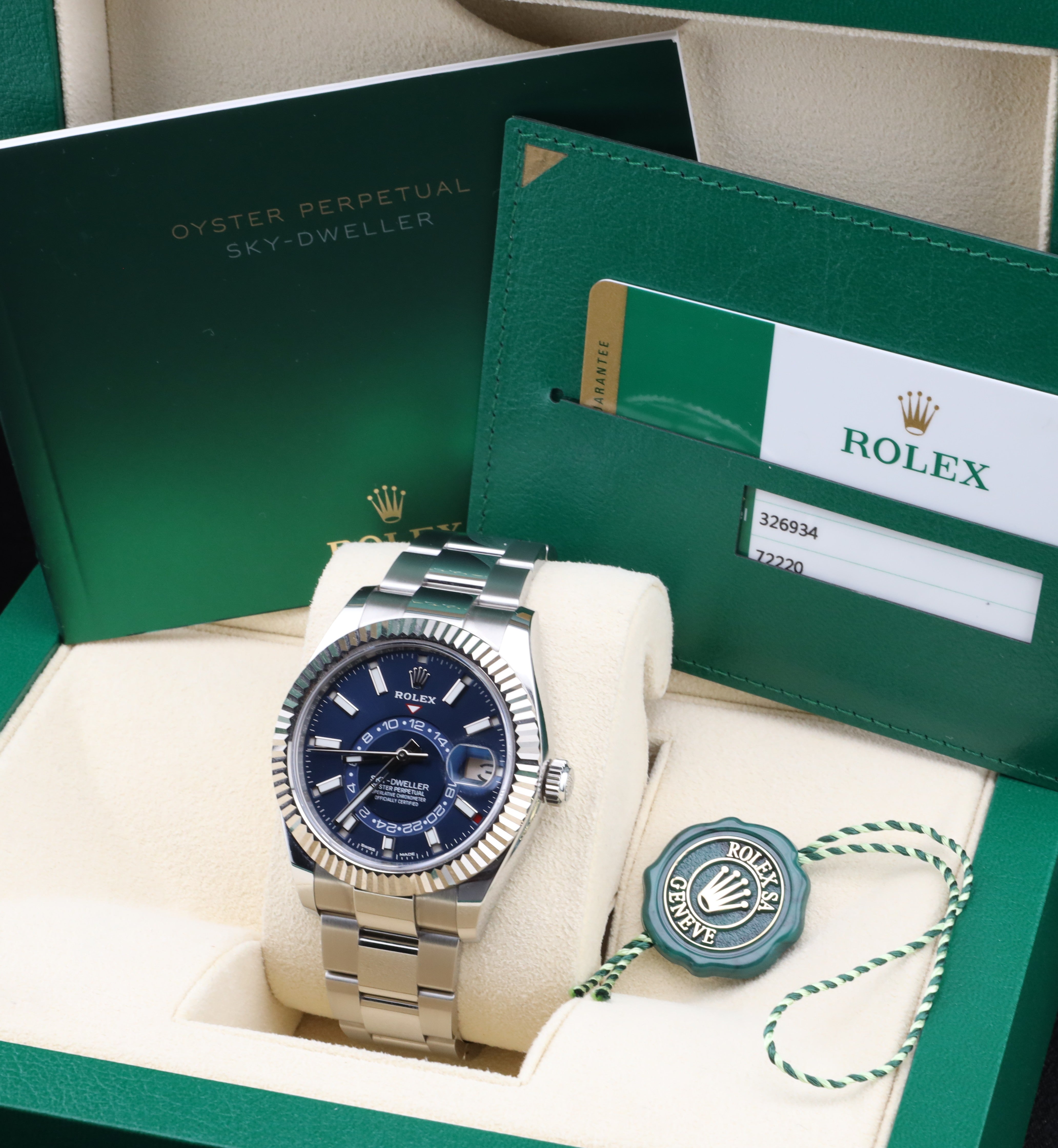 Rolex Sky-Dweller Blue Dial on Oyster 326934