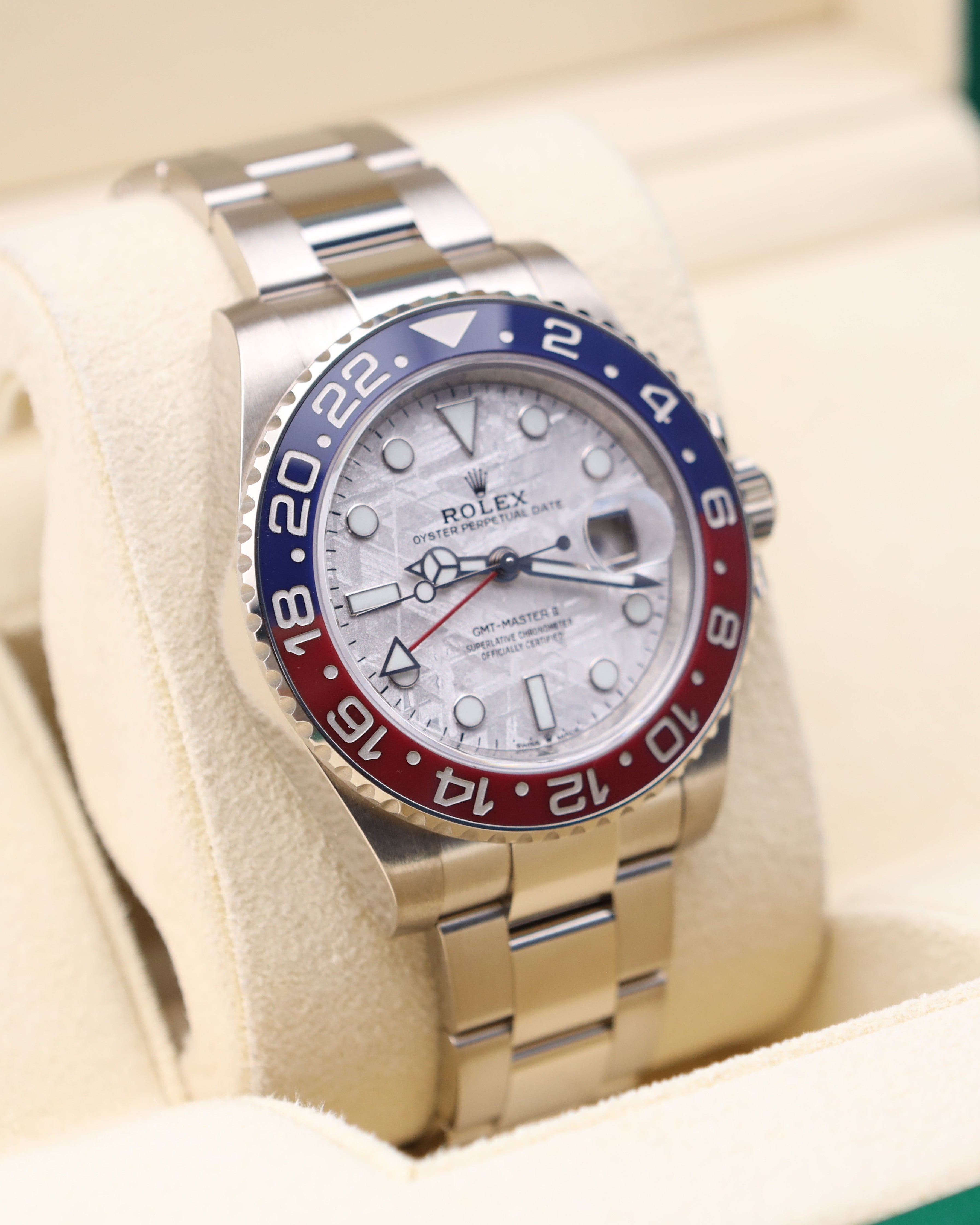 Rolex GMT-Master II Pepsi Meteorite White Gold 126719BLRO
