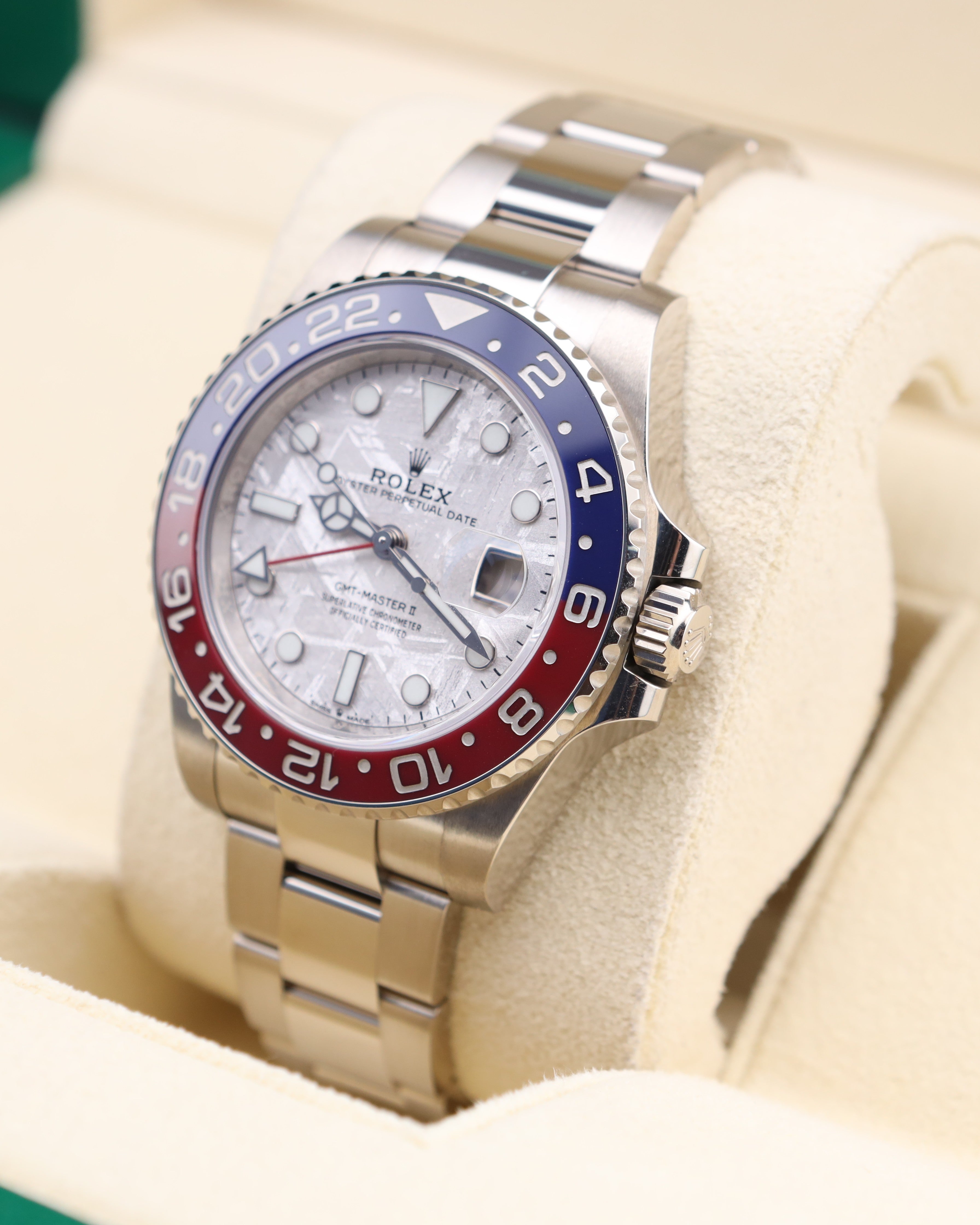 Rolex GMT-Master II Pepsi Meteorite White Gold 126719BLRO