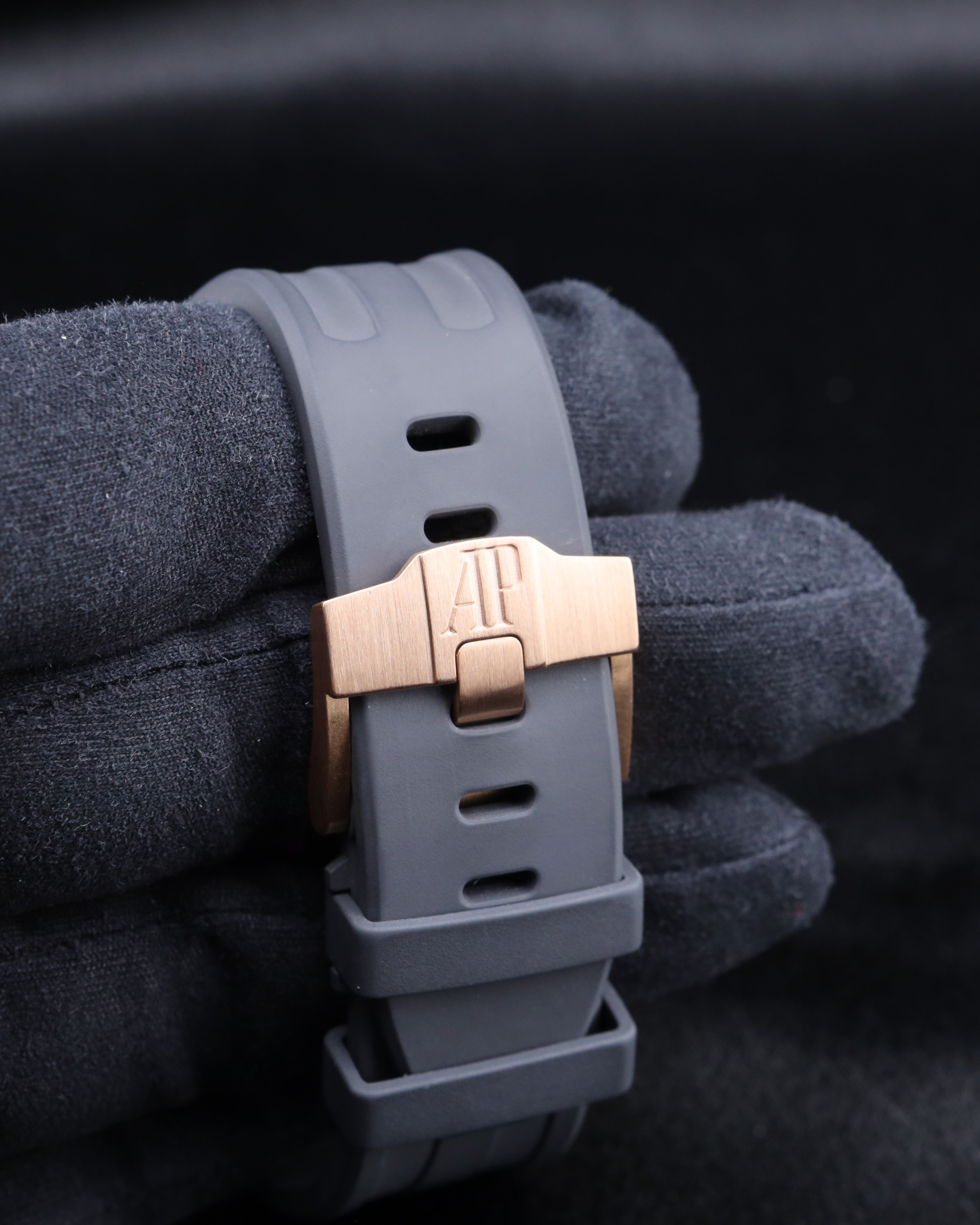 Audemars Piguet Royal Oak Offshore Chronograph Half Brick Rhoudium/Grey Dial Rose Gold 26470OR - 2018