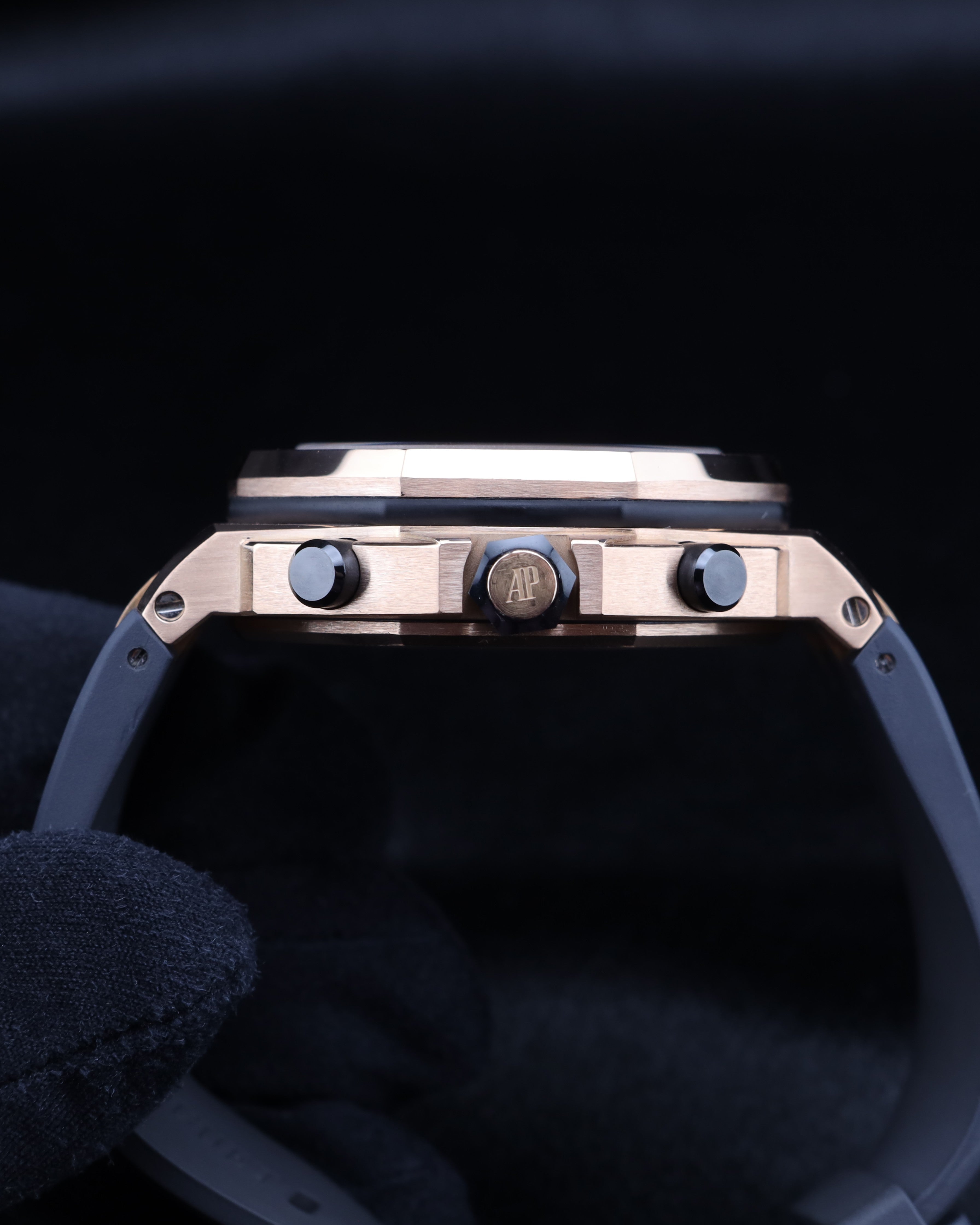 Audemars Piguet Royal Oak Offshore Chronograph Half Brick Rhoudium/Grey Dial Rose Gold 26470OR - 2018