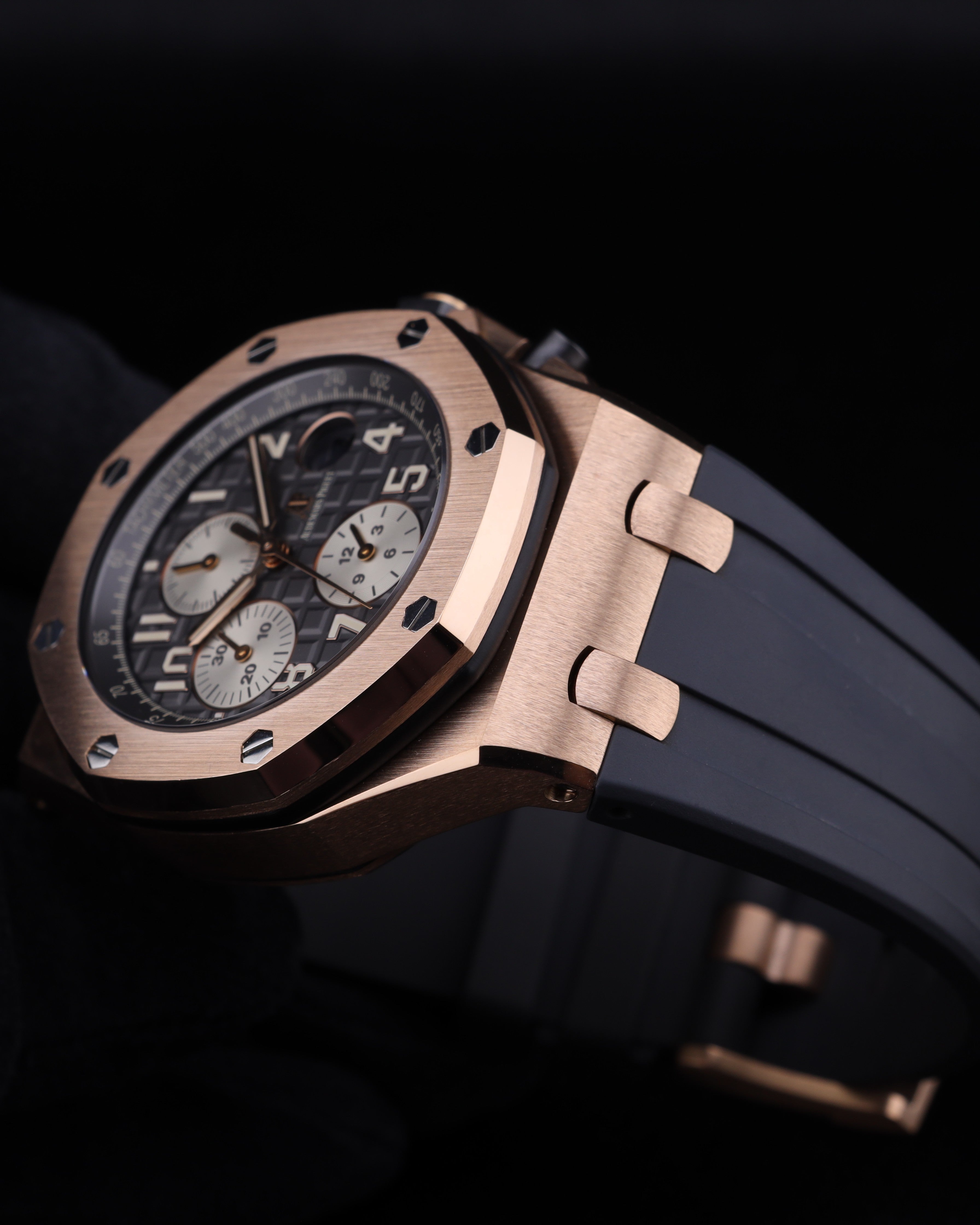 Audemars Piguet Royal Oak Offshore Chronograph Half Brick Rhoudium/Grey Dial Rose Gold 26470OR - 2018