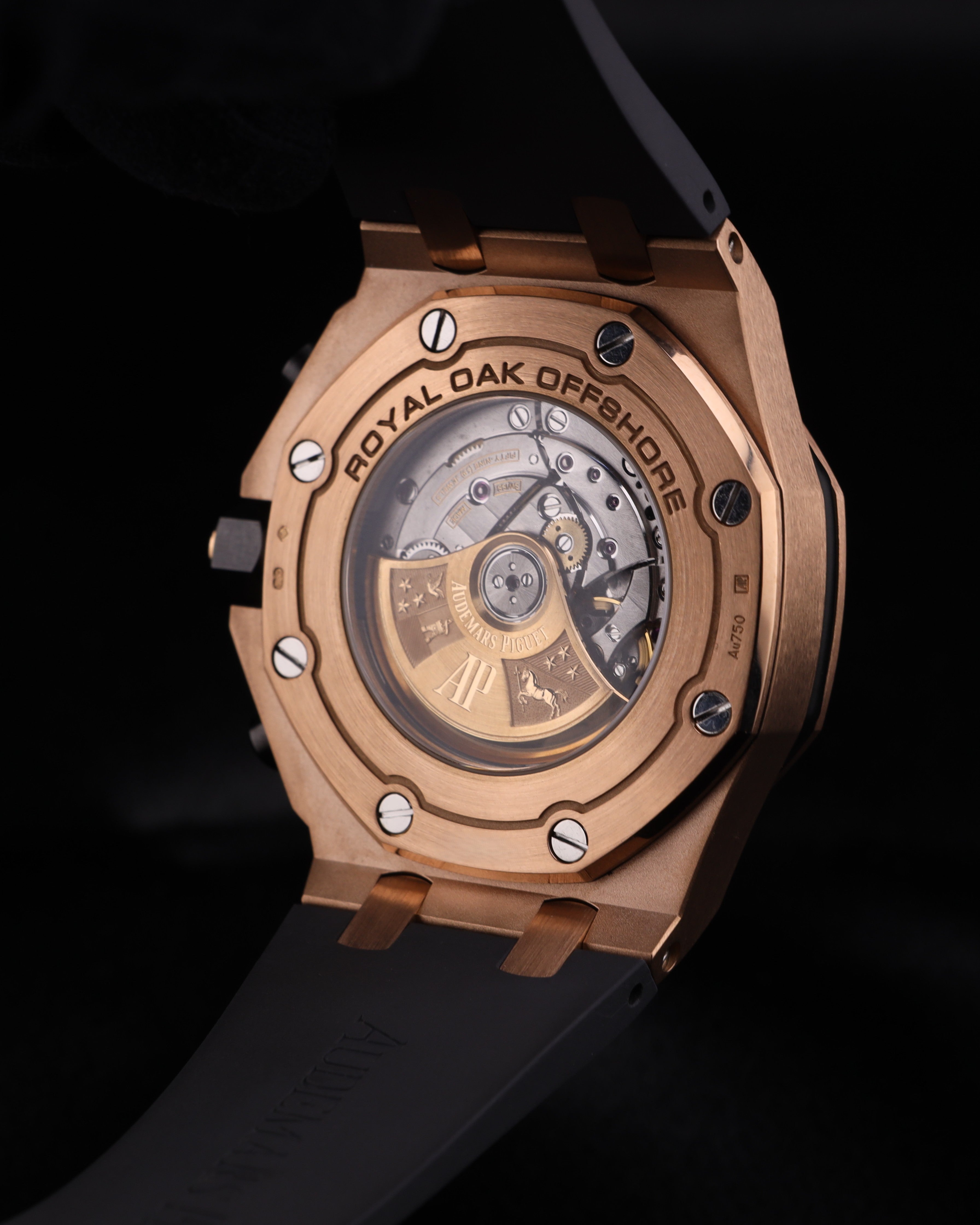Audemars Piguet Royal Oak Offshore Chronograph Half Brick Rhoudium/Grey Dial Rose Gold 26470OR - 2018