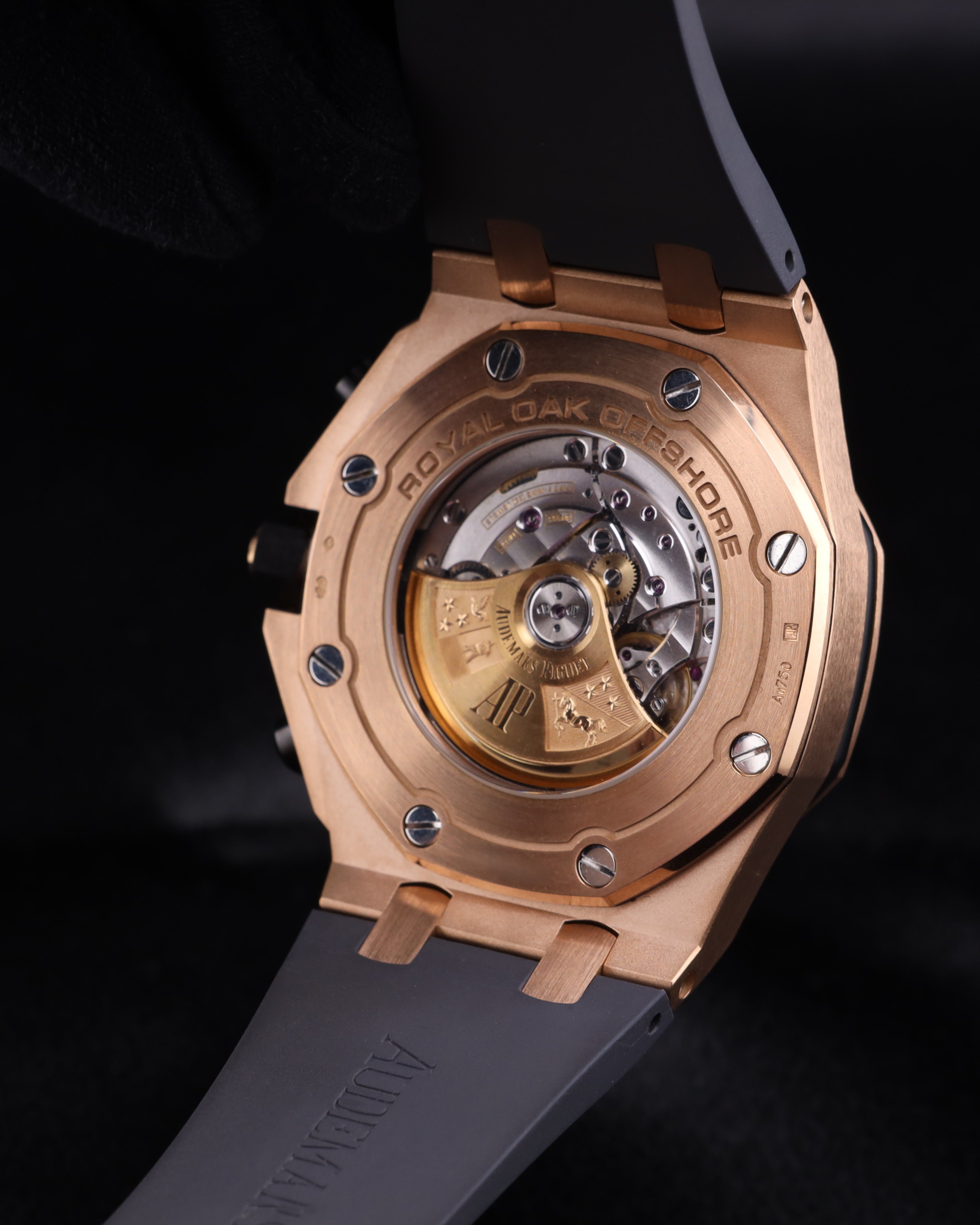 Audemars Piguet Royal Oak Offshore Chronograph Half Brick Rhoudium/Grey Dial Rose Gold 26470OR - 2018