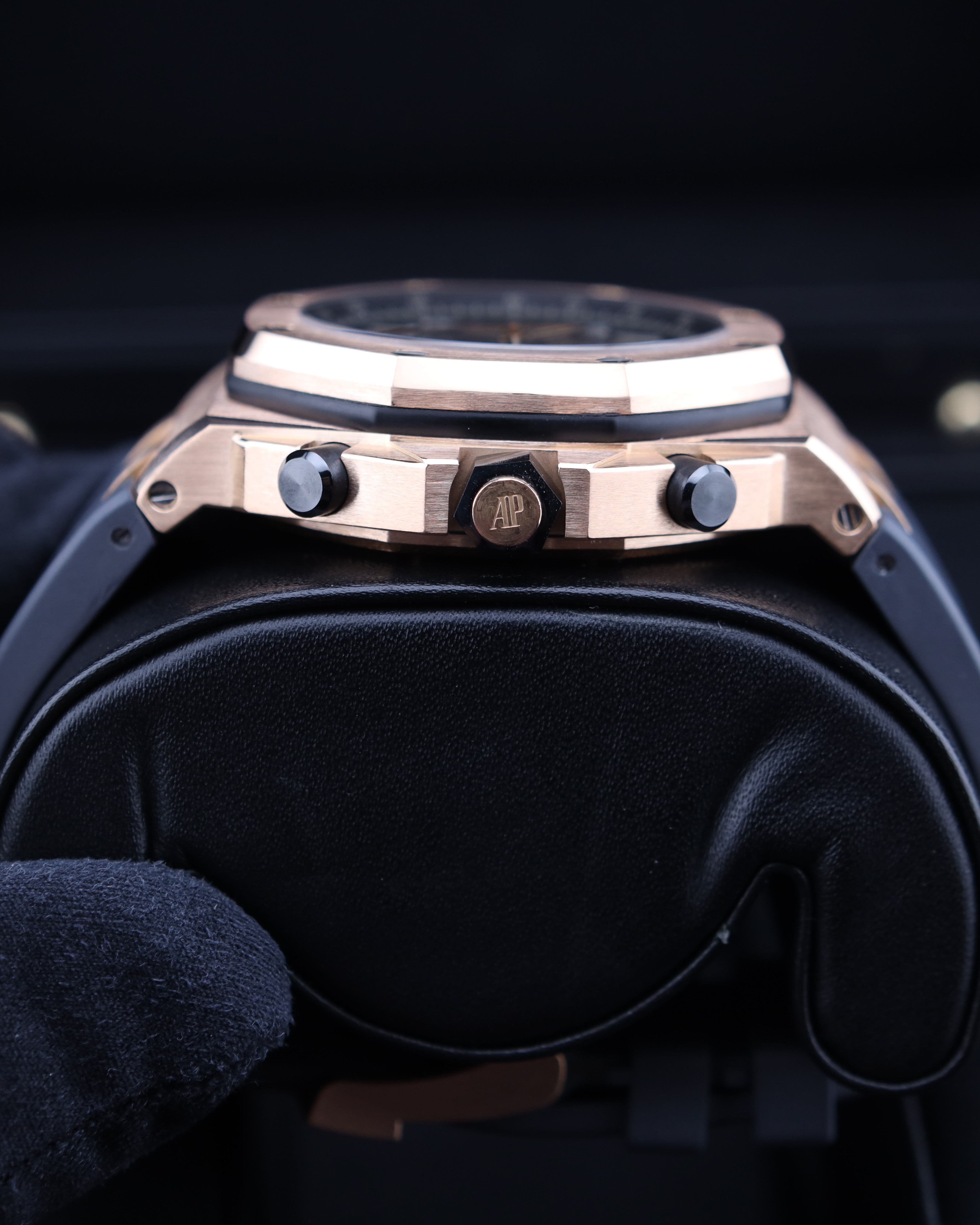 Audemars Piguet Royal Oak Offshore Chronograph Half Brick Rhoudium/Grey Dial Rose Gold 26470OR - 2018