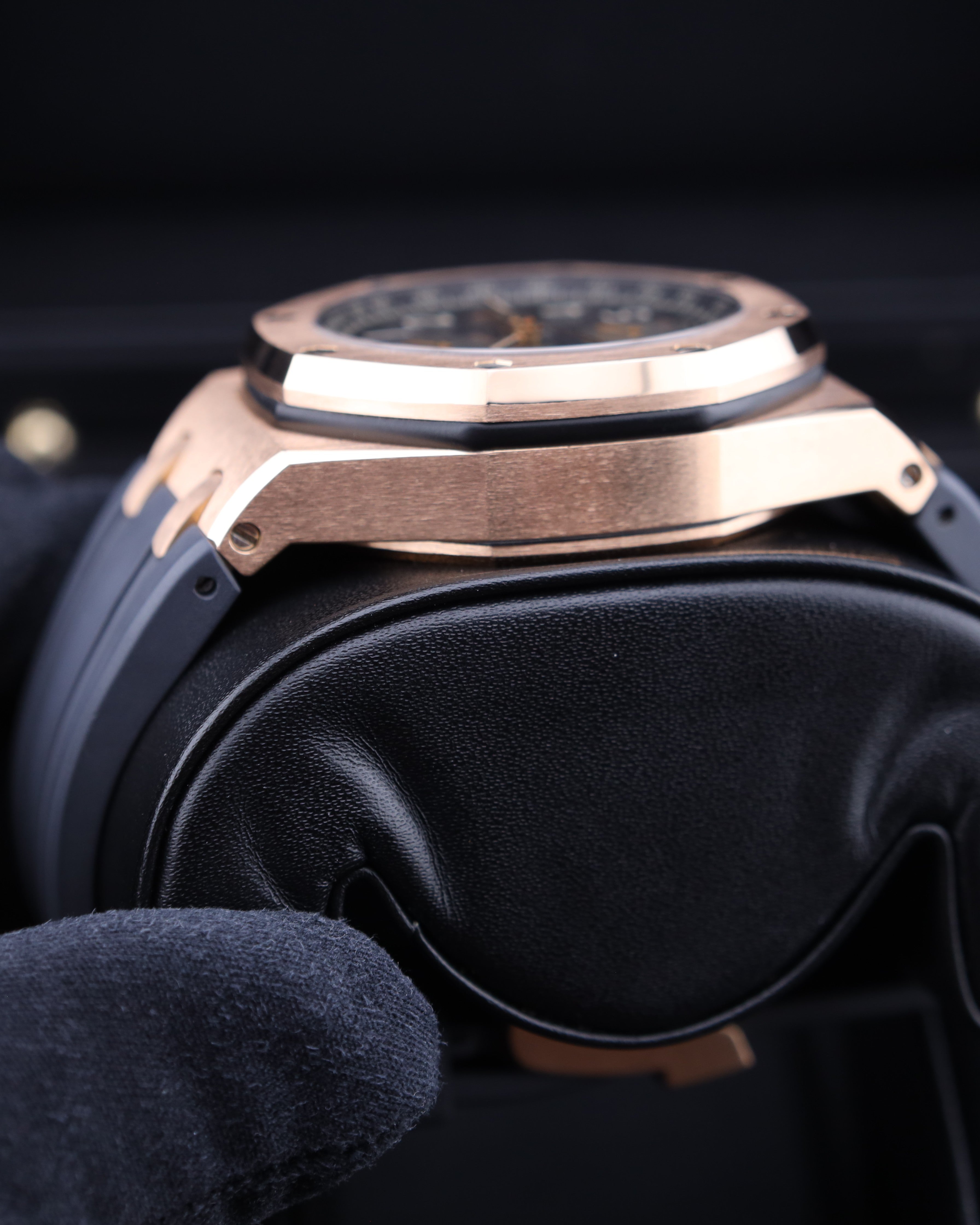 Audemars Piguet Royal Oak Offshore Chronograph Half Brick Rhoudium/Grey Dial Rose Gold 26470OR - 2018