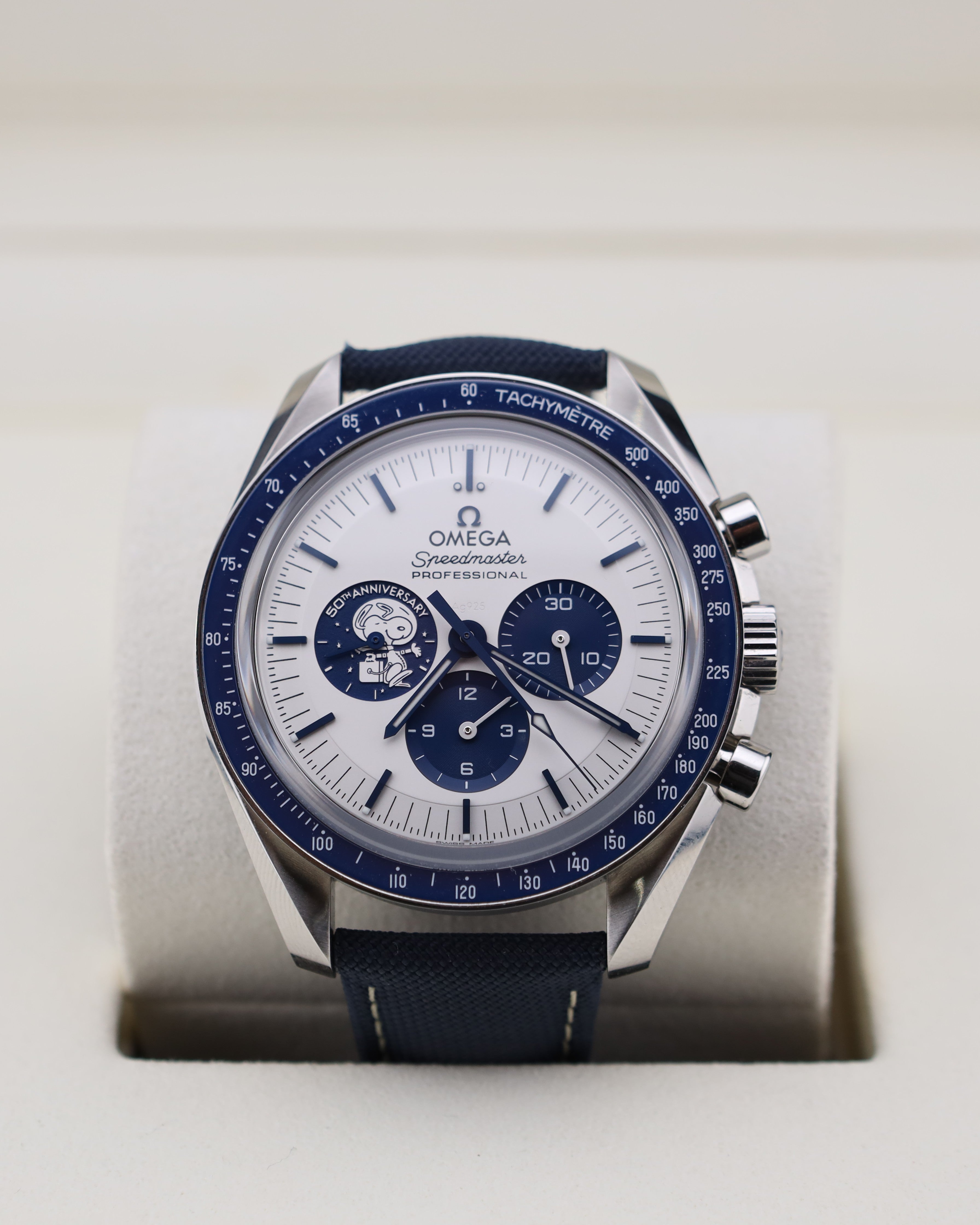 Omega Speedmaster Professional Moonwatch 'Silver Snoopy Award' 50th Anniversary 310.32.42.50.02.001