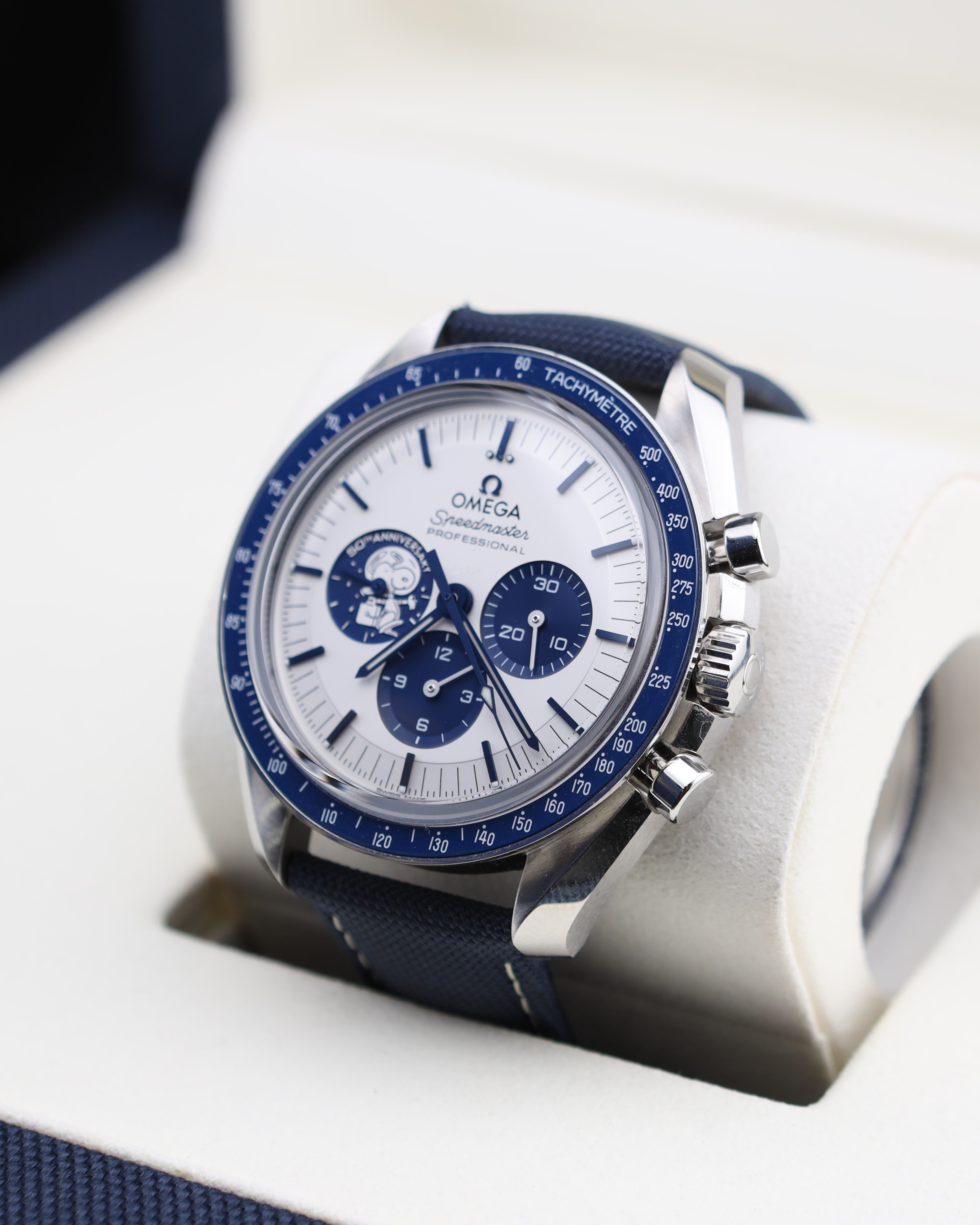 Omega Speedmaster Professional Moonwatch 'Silver Snoopy Award' 50th Anniversary 310.32.42.50.02.001