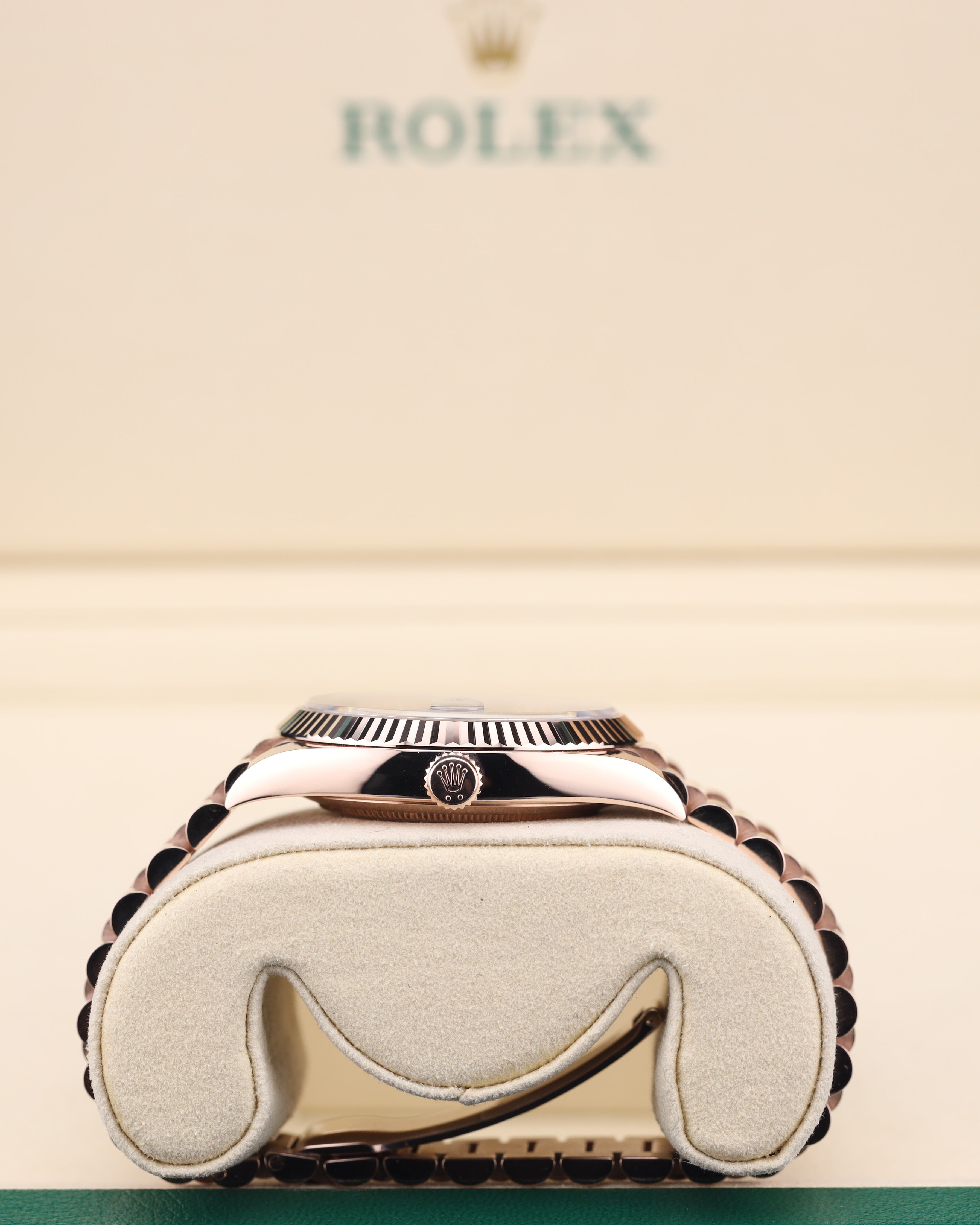 Rolex Day-Date Slate/Black Ombre Rose Gold Presidential 228235
