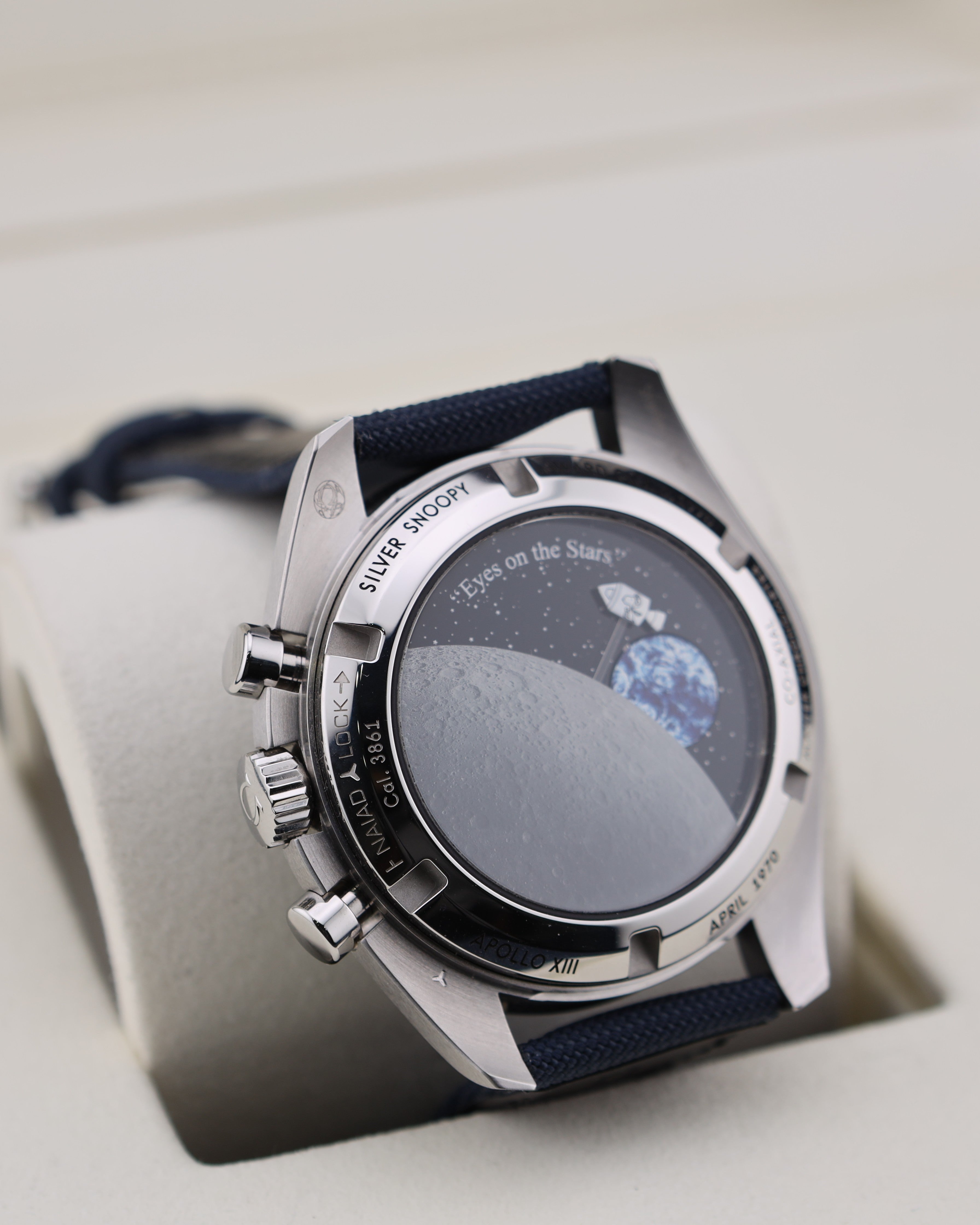 Omega Speedmaster Professional Moonwatch 'Silver Snoopy Award' 50th Anniversary 310.32.42.50.02.001