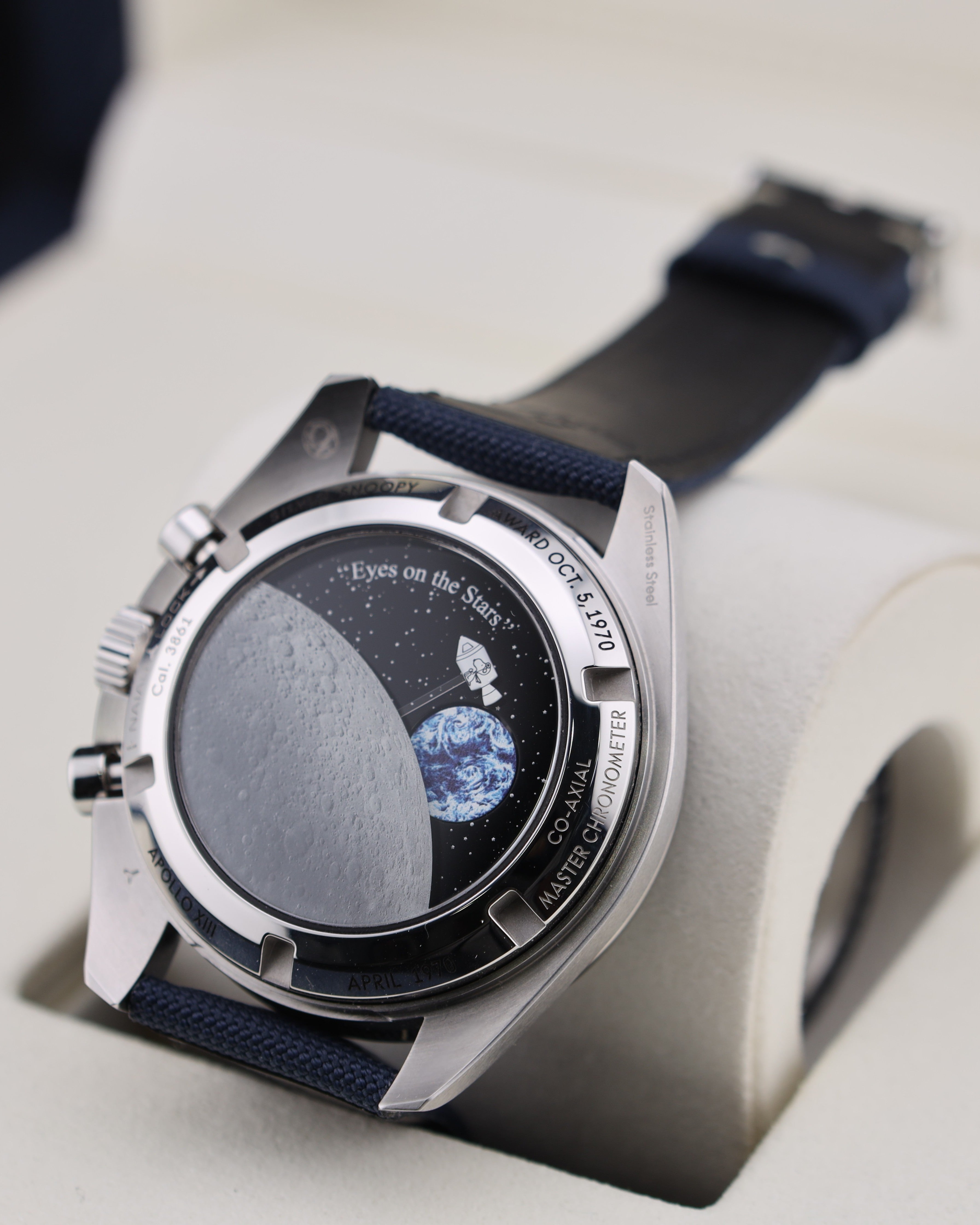 Omega Speedmaster Professional Moonwatch 'Silver Snoopy Award' 50th Anniversary 310.32.42.50.02.001