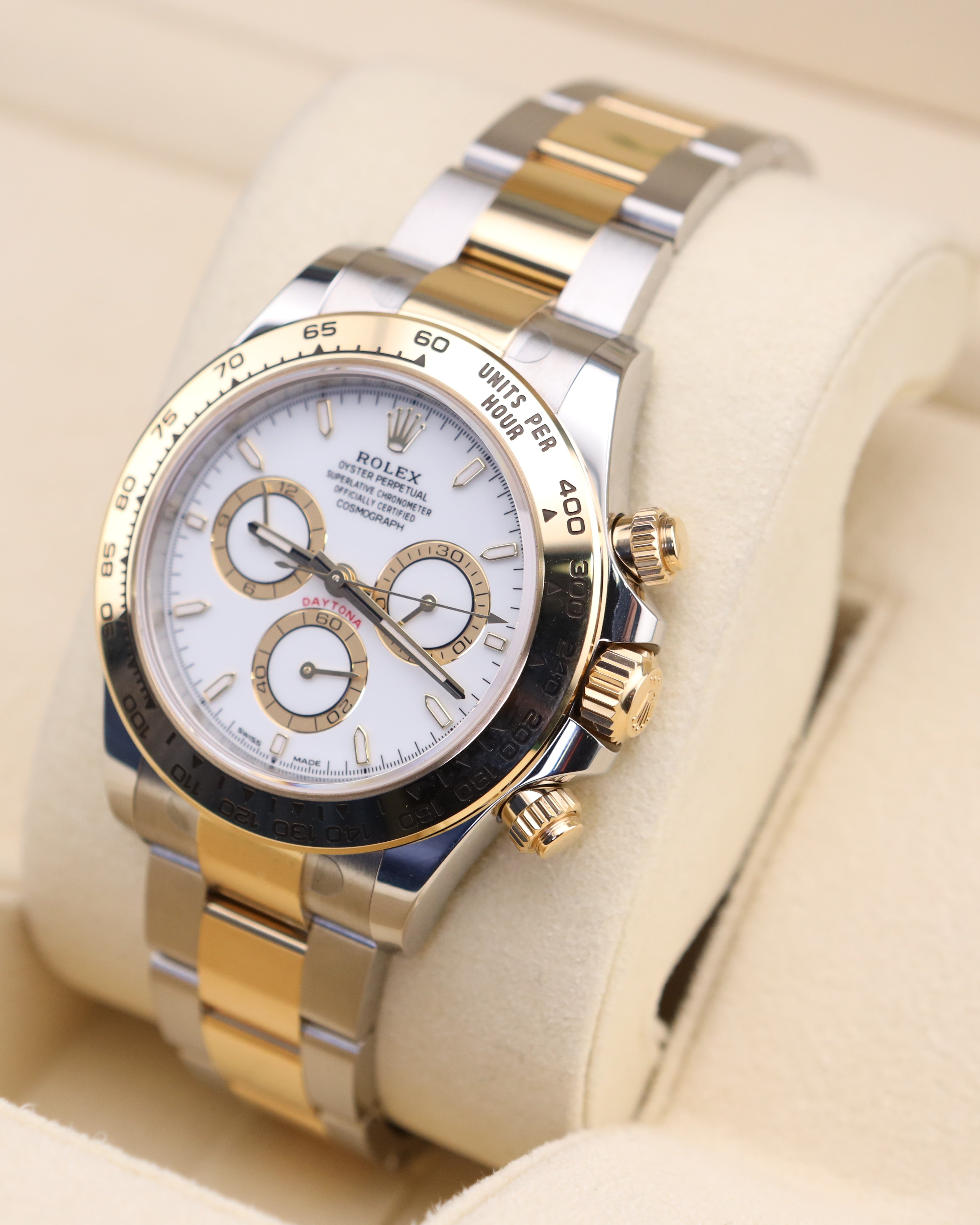 Rolex Daytona White Dial Two Tone on Oyster 126503 - 2024