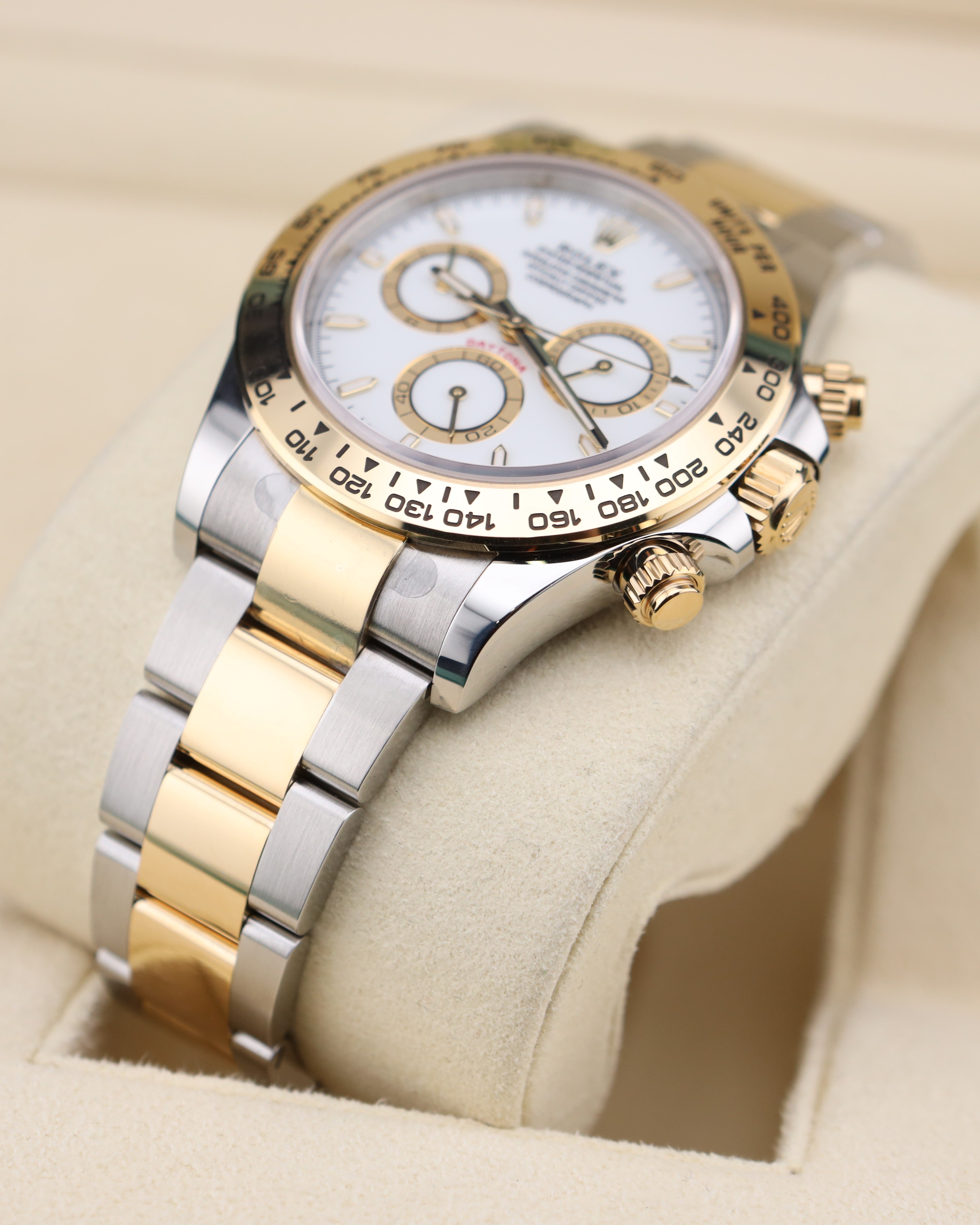 Rolex Daytona White Dial Two Tone on Oyster 126503 - 2024
