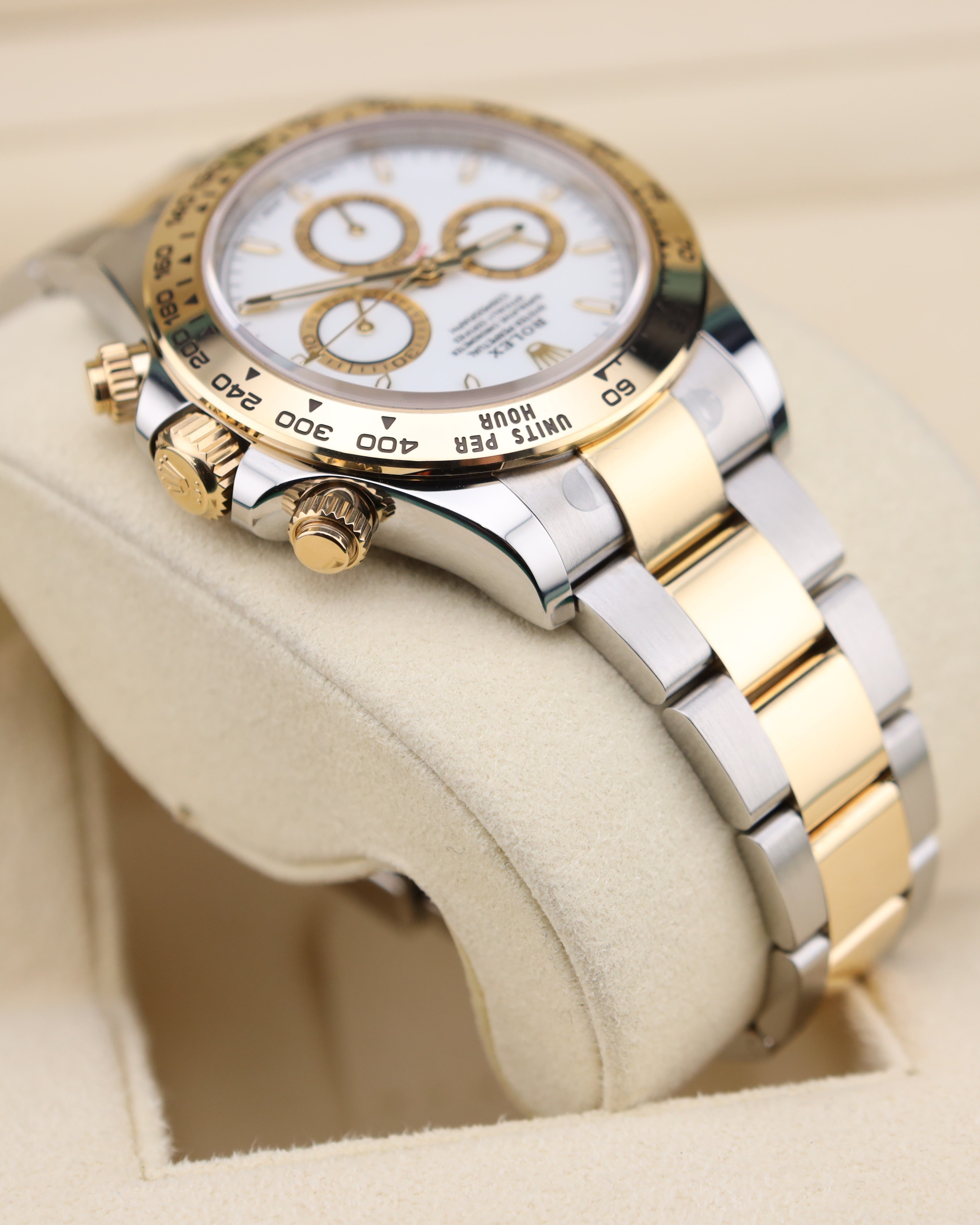 Rolex Daytona White Dial Two Tone on Oyster 126503 – MVP Jewelers