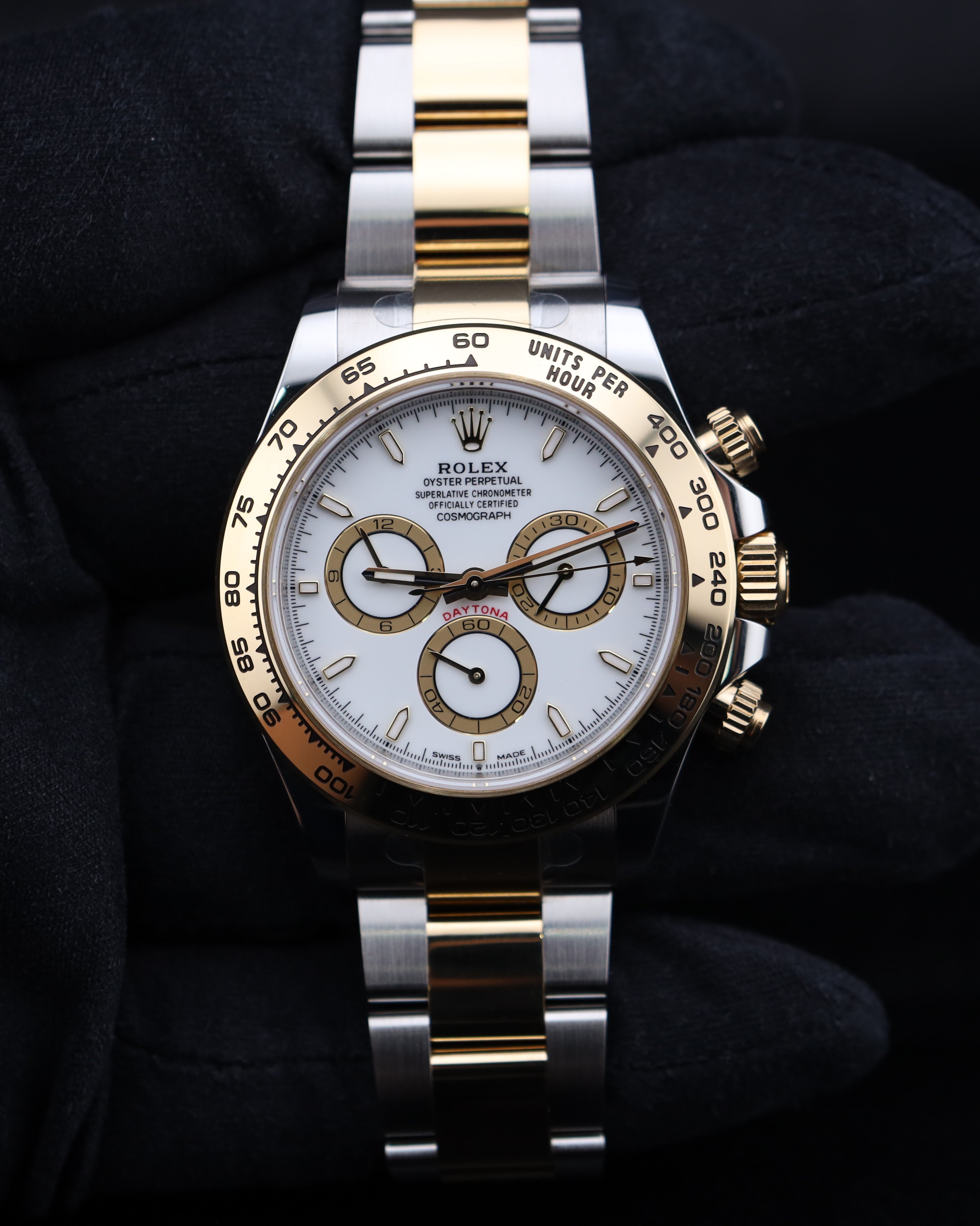 Rolex Daytona White Dial Two Tone on Oyster 126503 - 2024