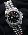 Rolex GMT-Master II Bruce Wayne on Jubilee 126710GRNR