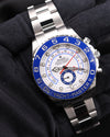 Rolex Yacht-Master II 44mm White Dial Blue Bezel 116680 Mercedes Hand 2021