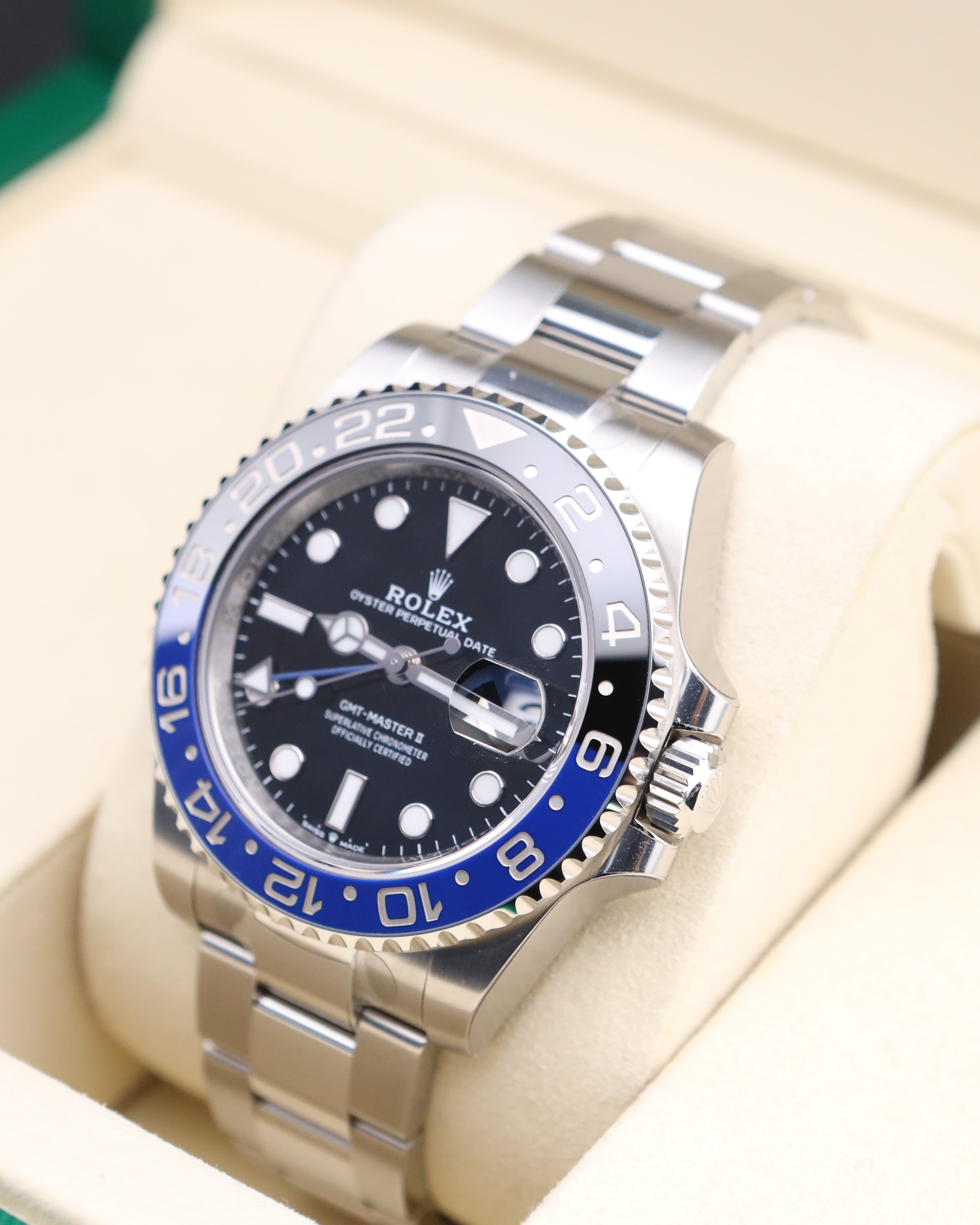 Rolex GMT-Master II Batman on Oyster 126710BLNR - 2025