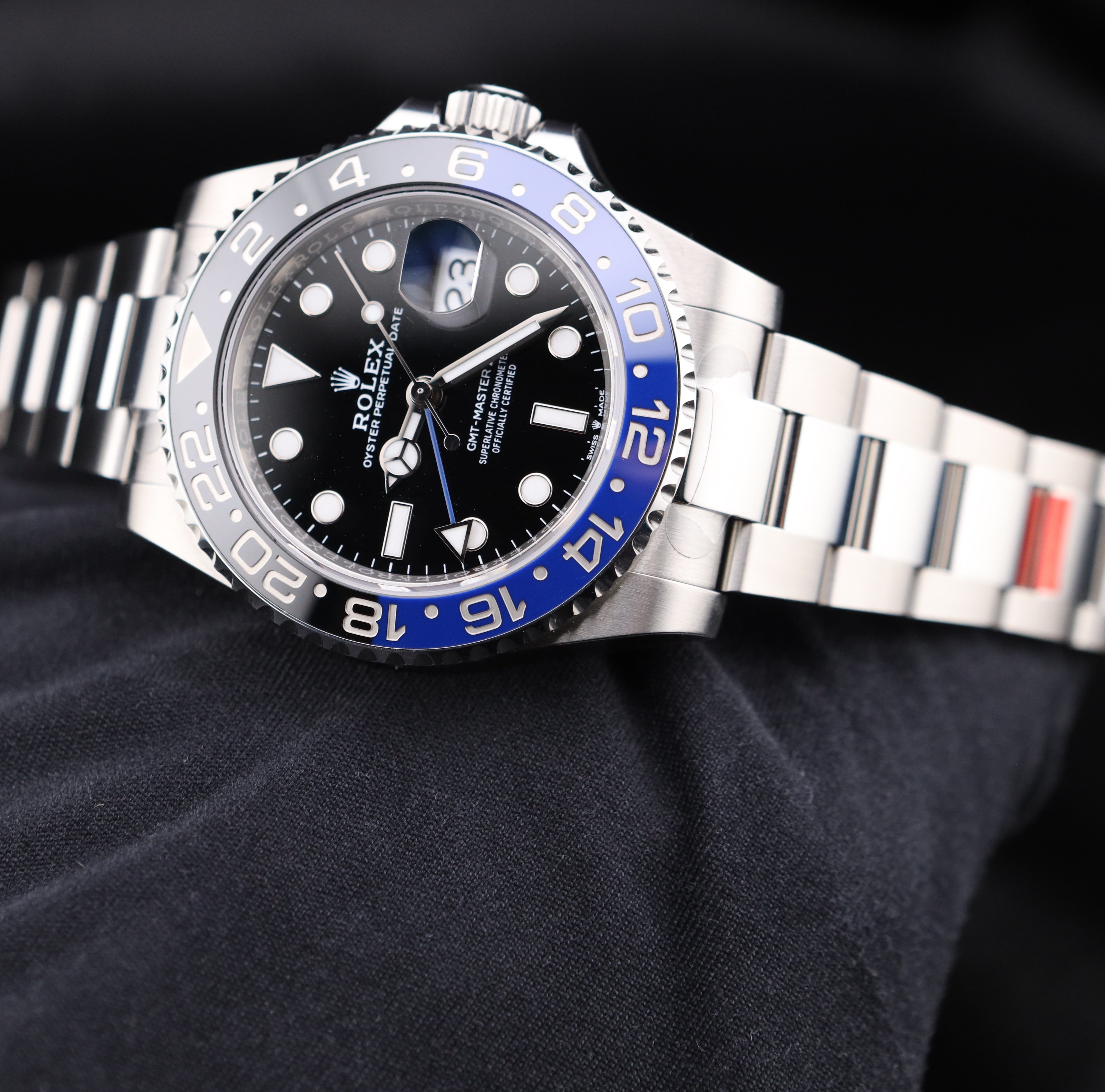 Rolex GMT-Master II Batman on Oyster 126710BLNR - 2025