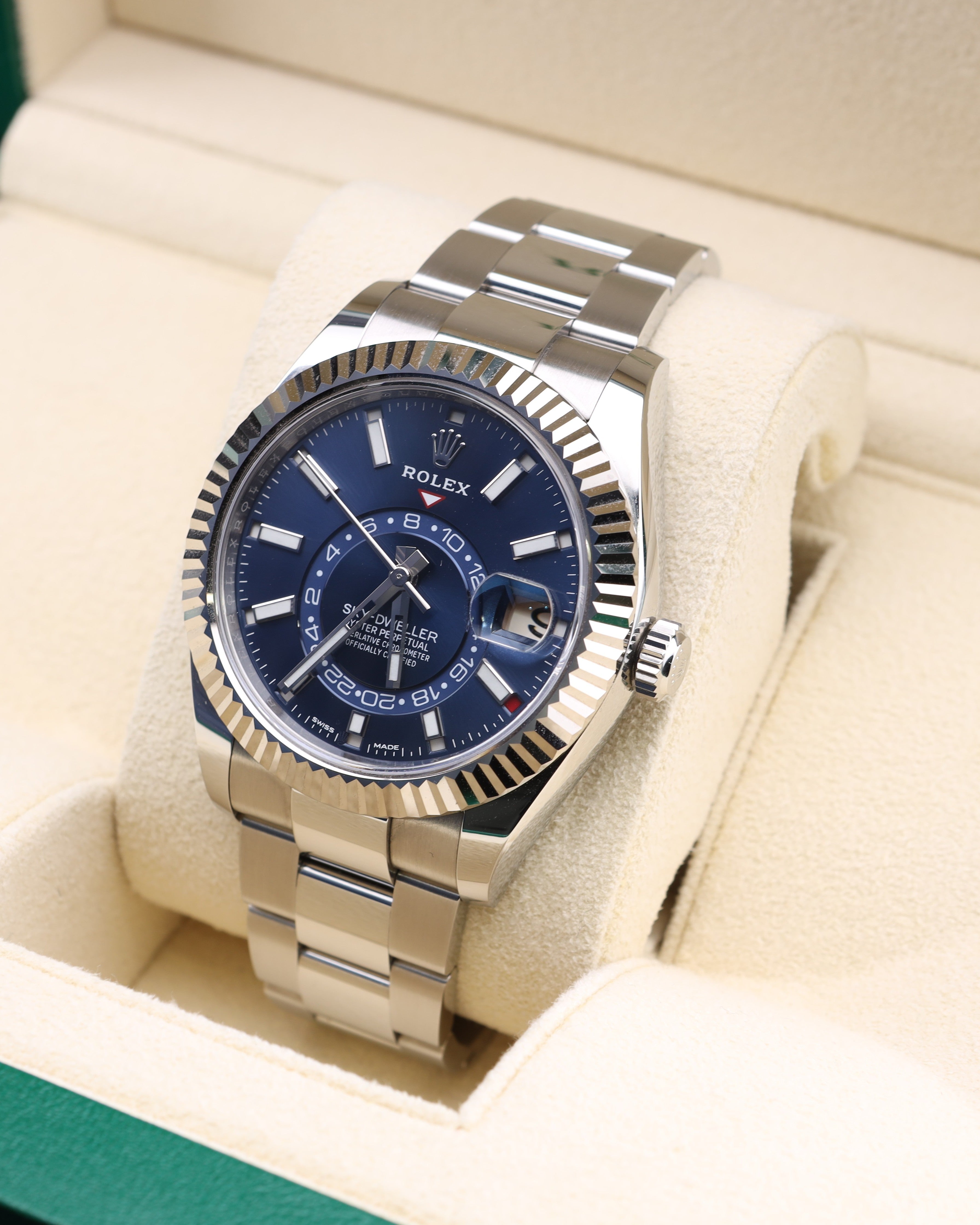 Rolex Sky-Dweller Blue Dial on Oyster 326934 