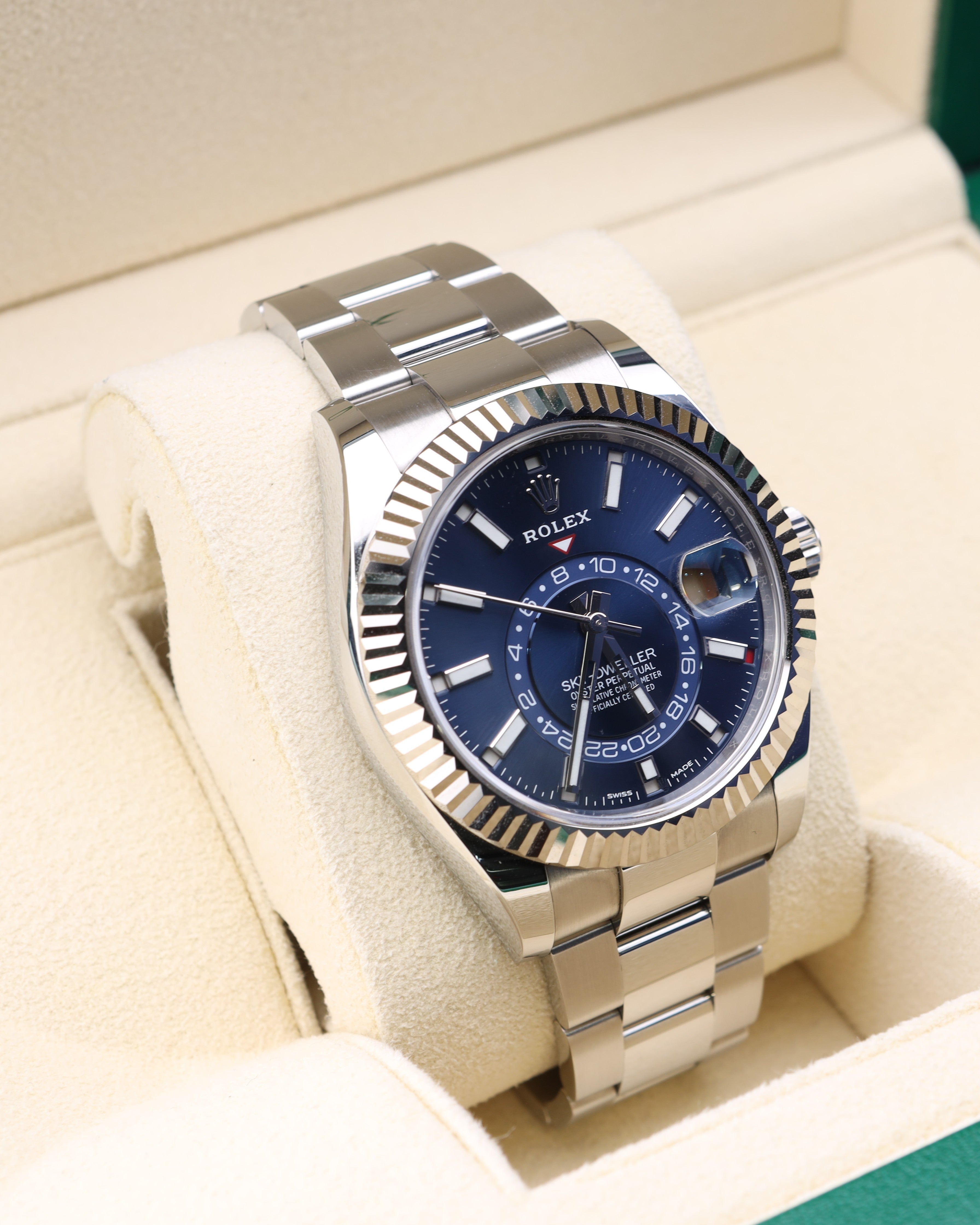 Rolex Sky-Dweller Blue Dial on Oyster 326934 