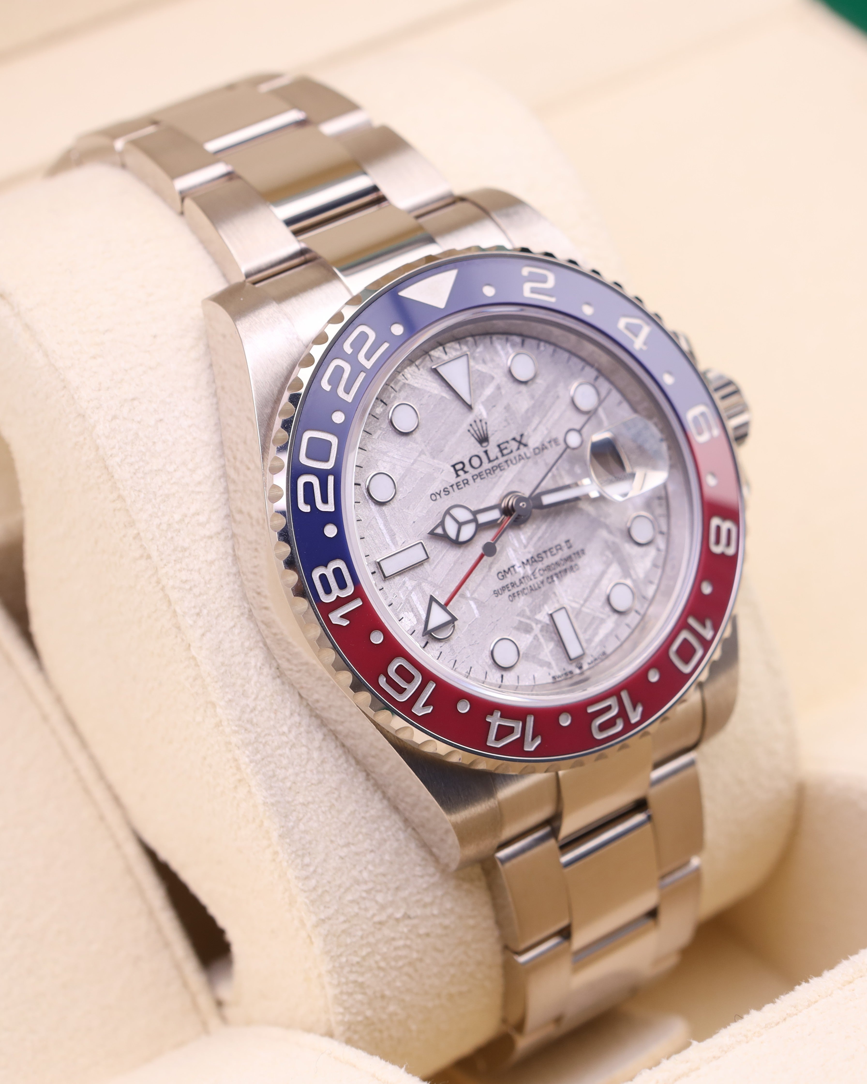 Rolex GMT-Master II Pepsi Meteorite White Gold 126719BLRO
