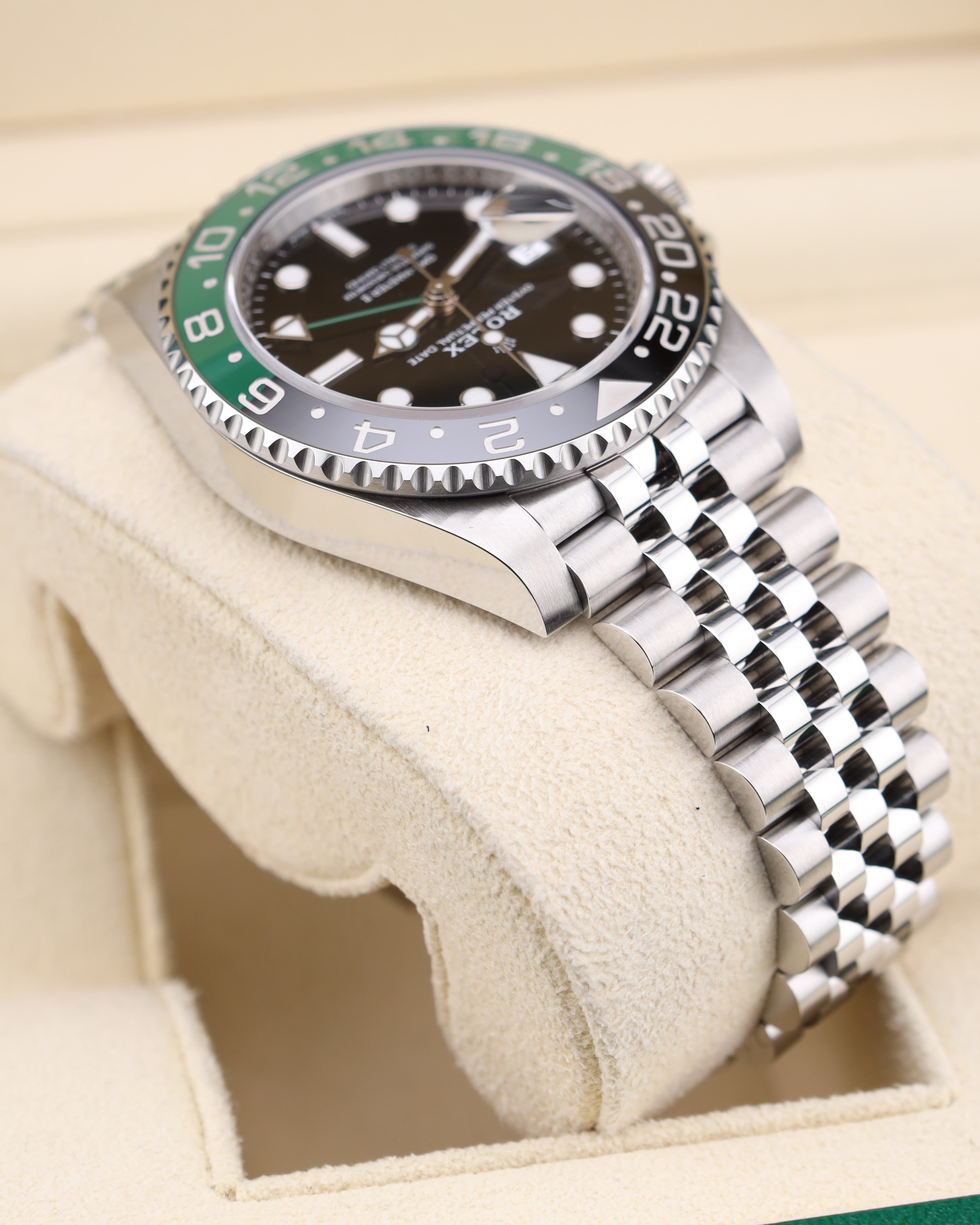 Rolex GMT-Master II Sprite Jubilee 126720VTNR Lefty Green