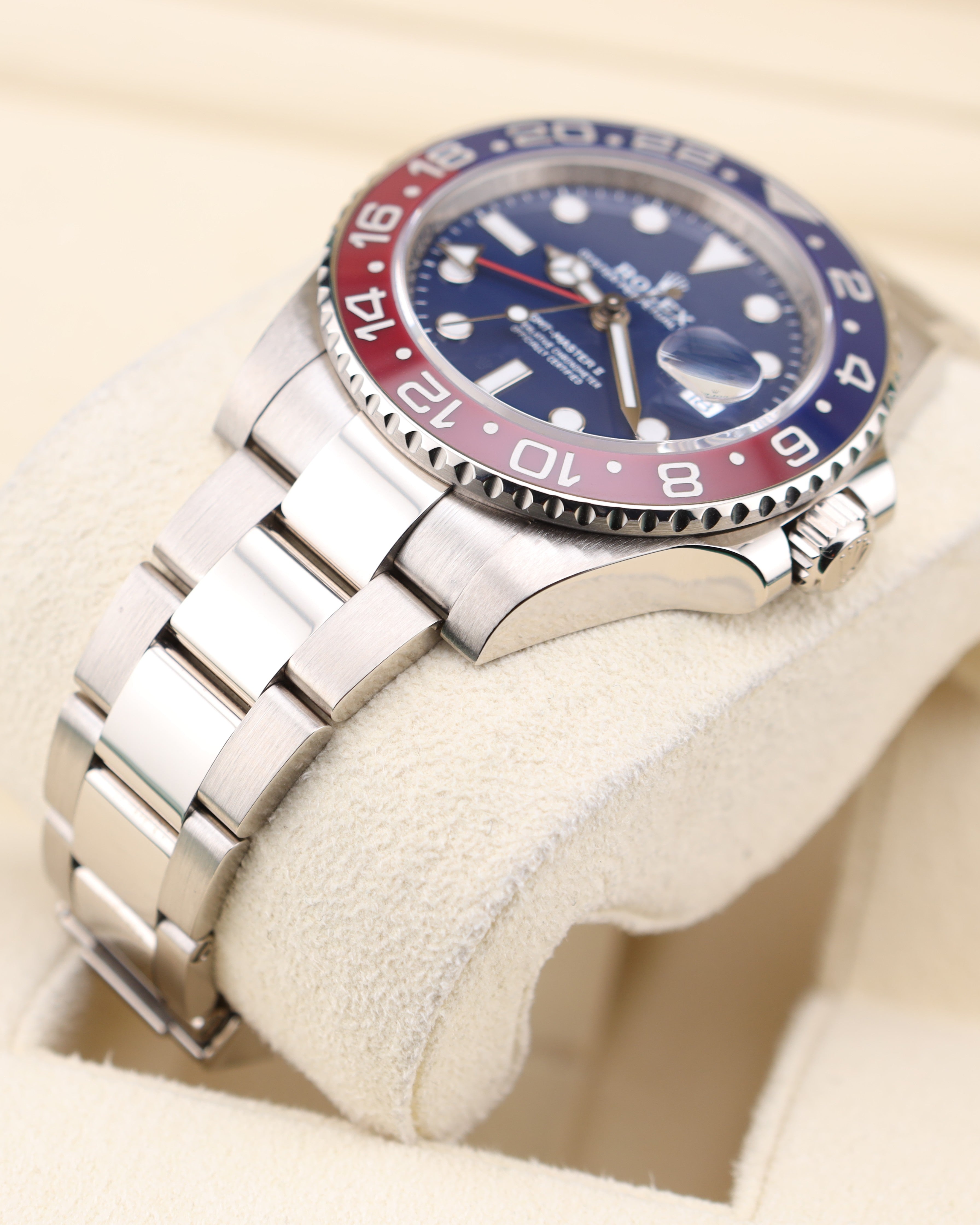 Rolex GMT-Master II Blue Dial White Gold Pepsi 126719BLRO