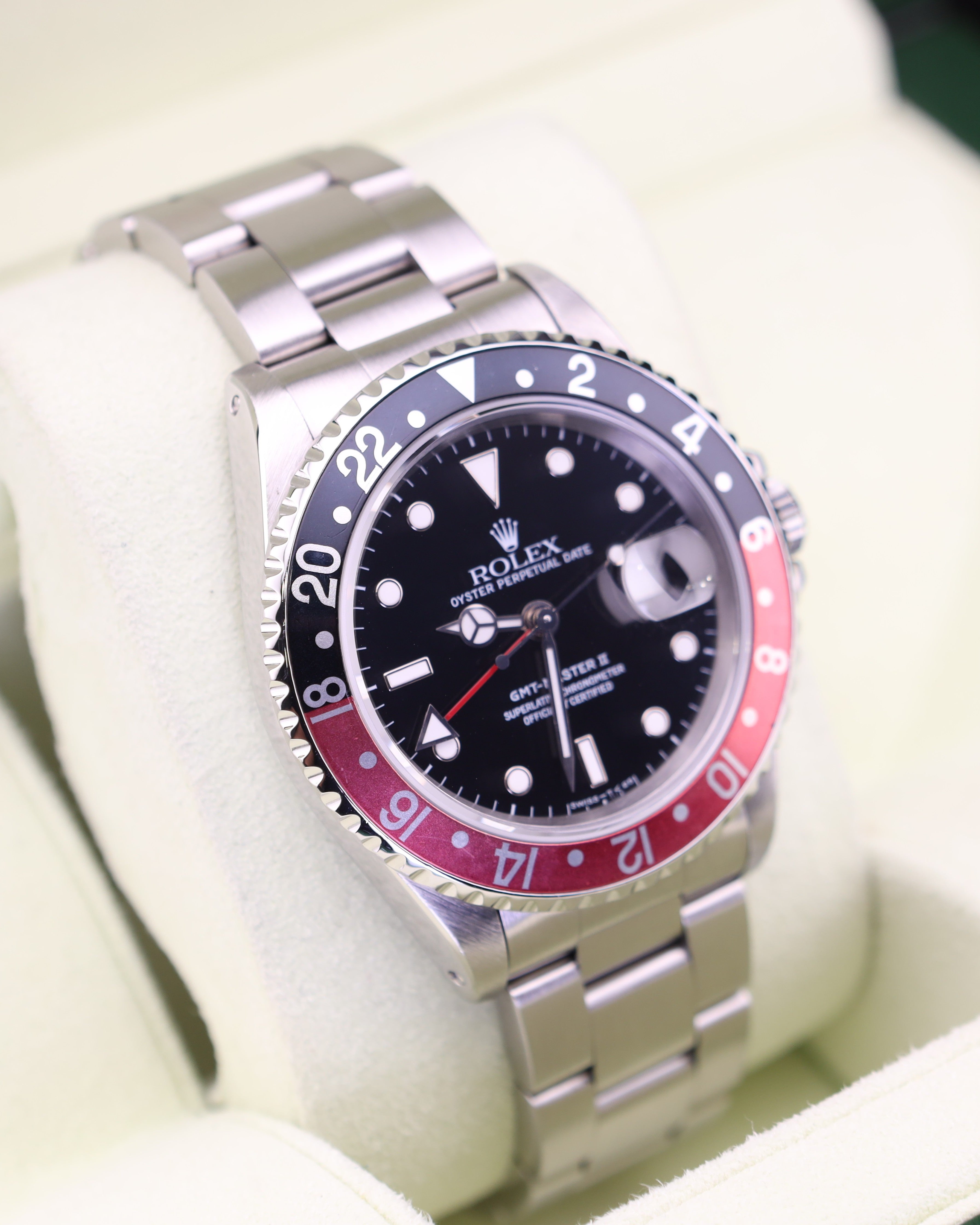 Rolex GMT-Master II Coke Black and Red Coke 16710