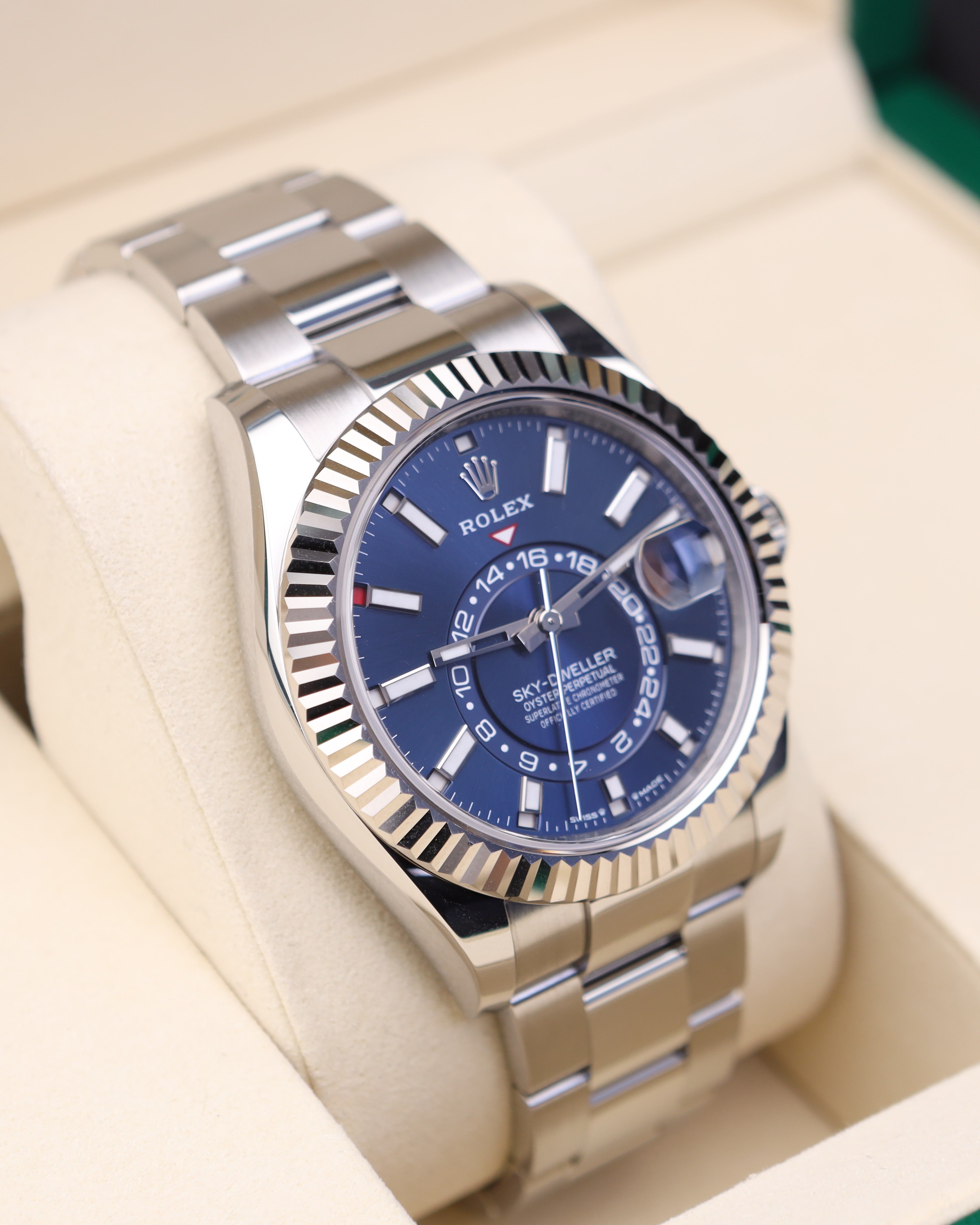 Rolex Sky Dweller 42mm Blue Dial on Oyster Bracelet 336934