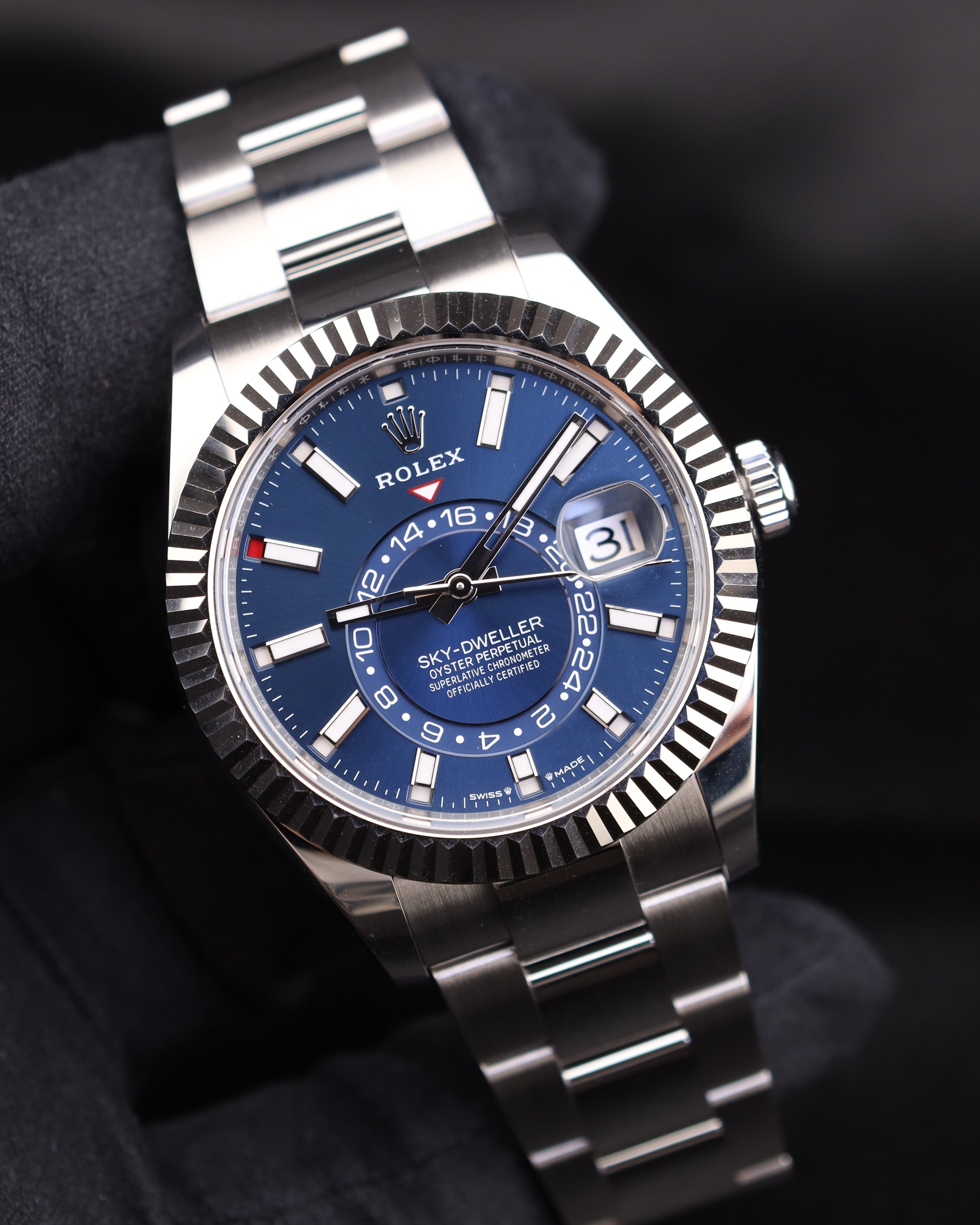 Rolex Sky Dweller 42mm Blue Dial on Oyster Bracelet 336934 