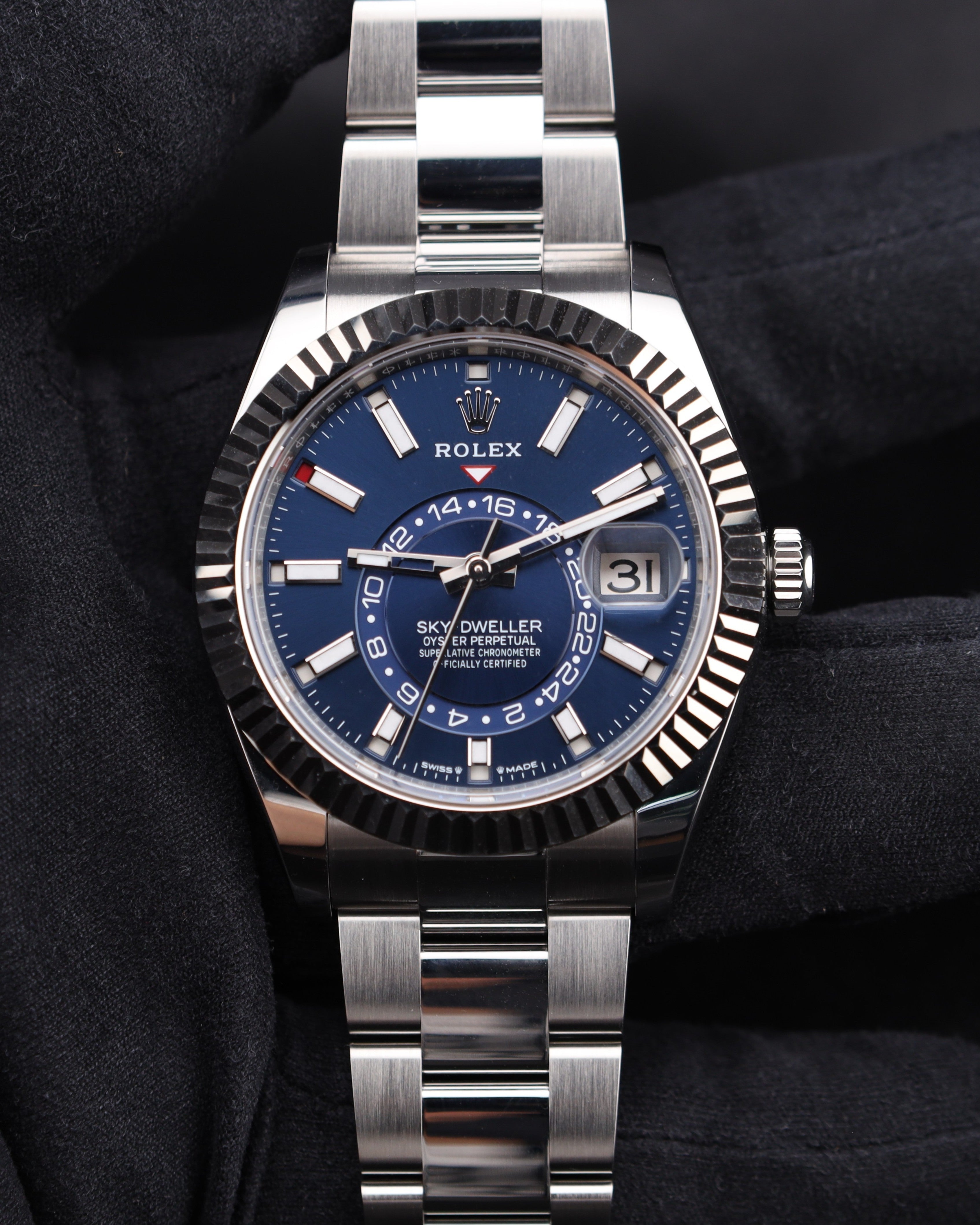 Rolex Sky Dweller 42mm Blue Dial on Oyster Bracelet 336934