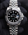 Rolex GMT-Master II Bruce Wayne on Jubilee 126710GRNR