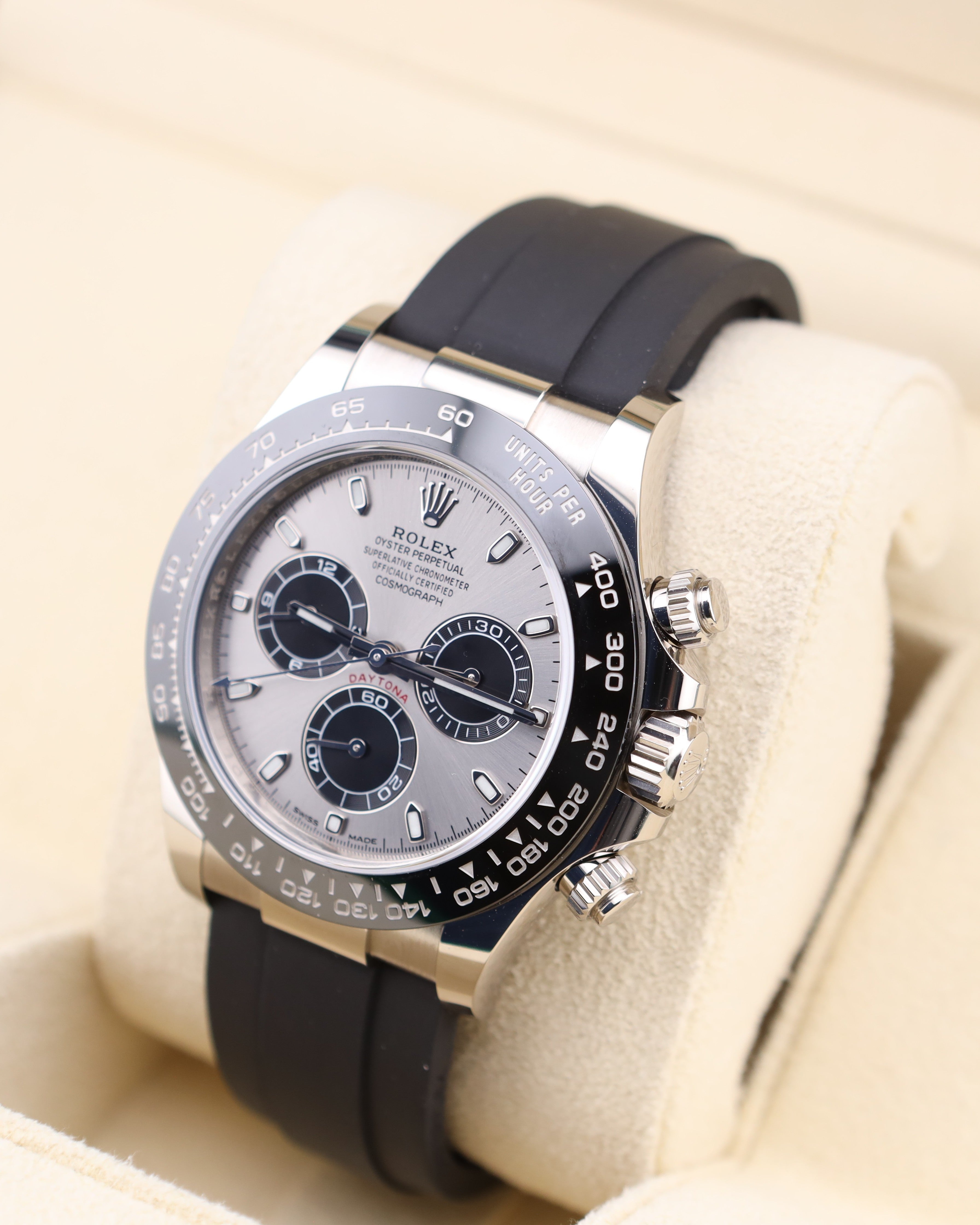 Rolex Daytona Ghost Grey Dial Oysterflex 116519LN
