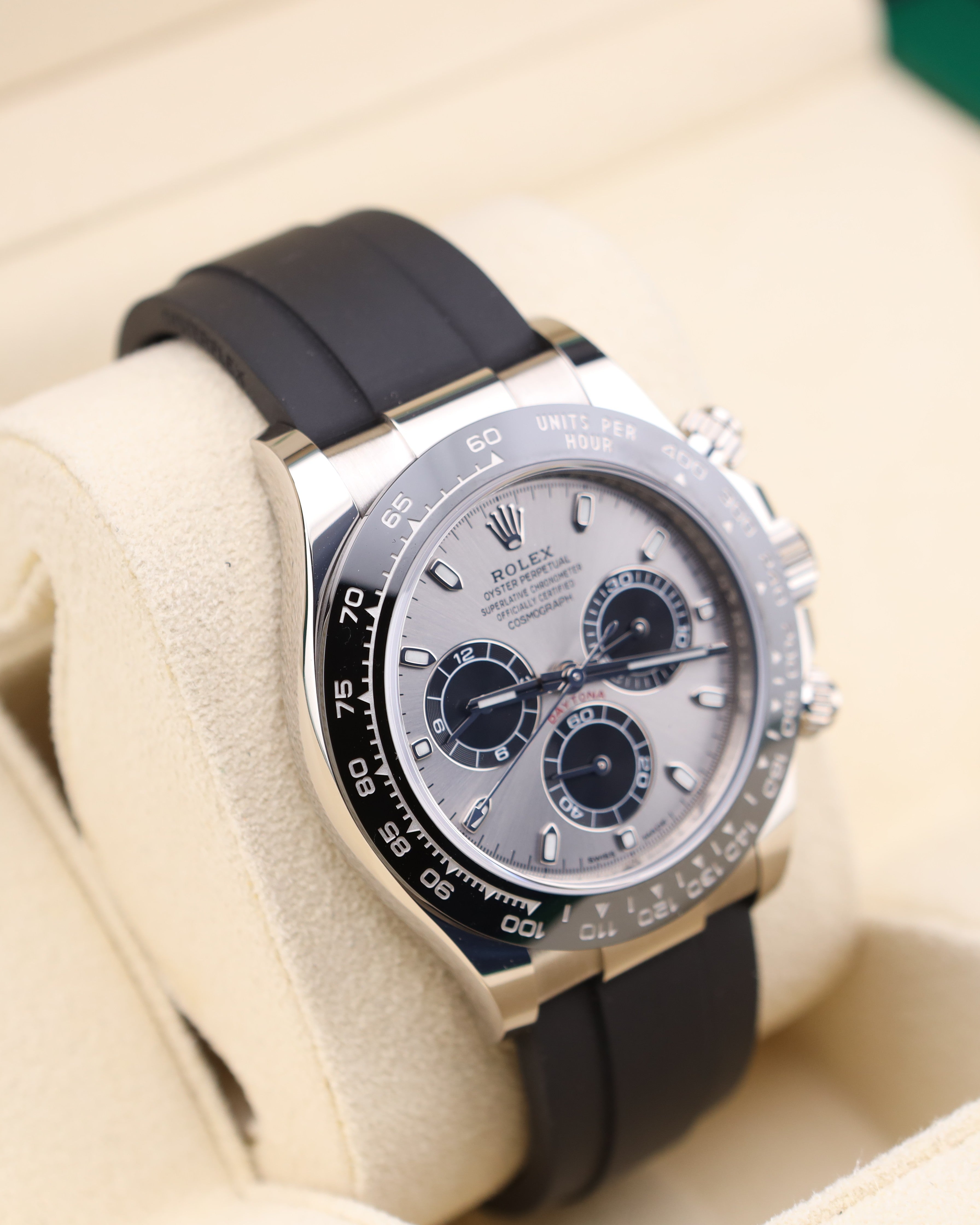 Rolex Daytona Ghost Grey Dial Oysterflex 116519LN