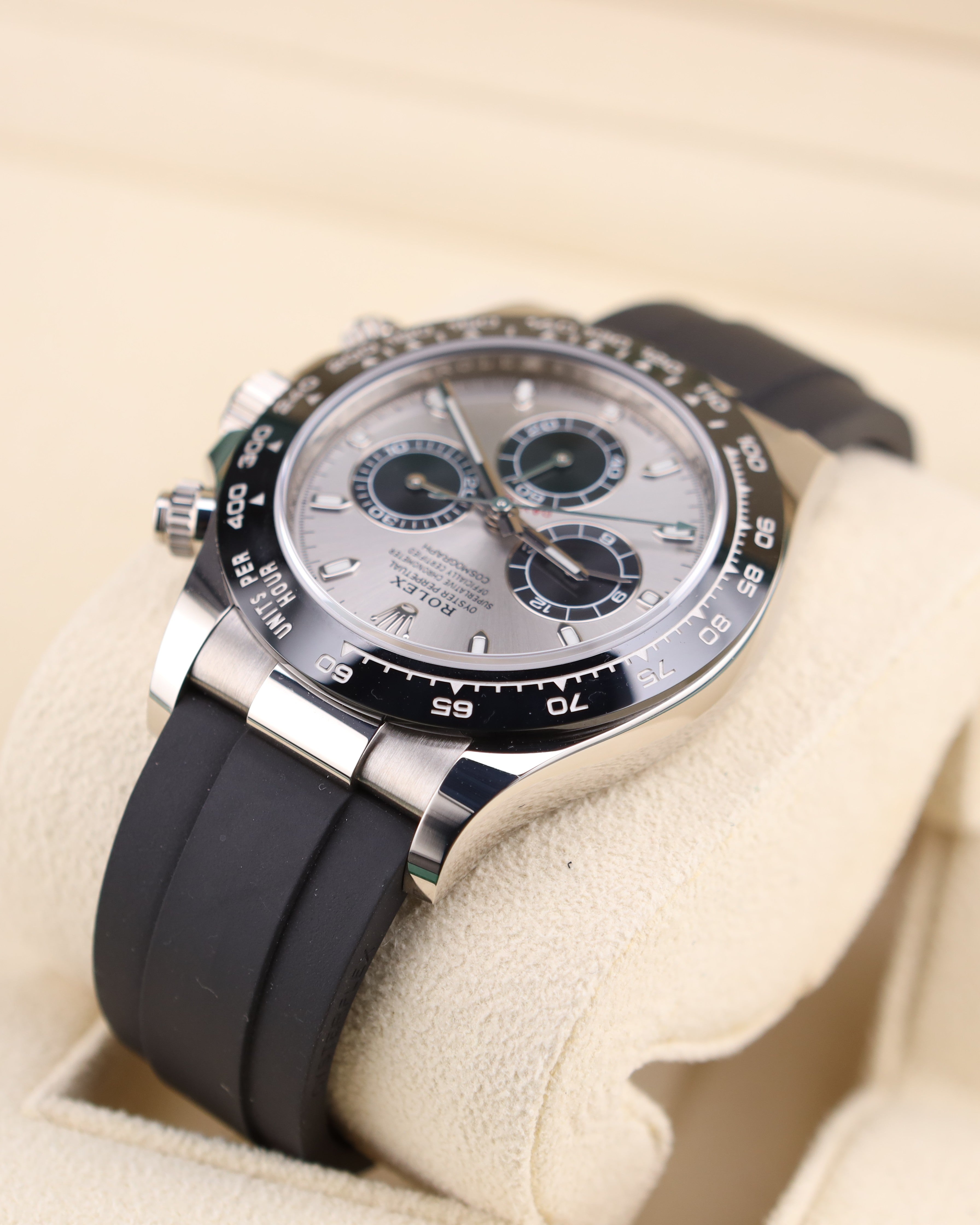 Rolex Daytona Ghost Grey Dial Oysterflex 116519LN