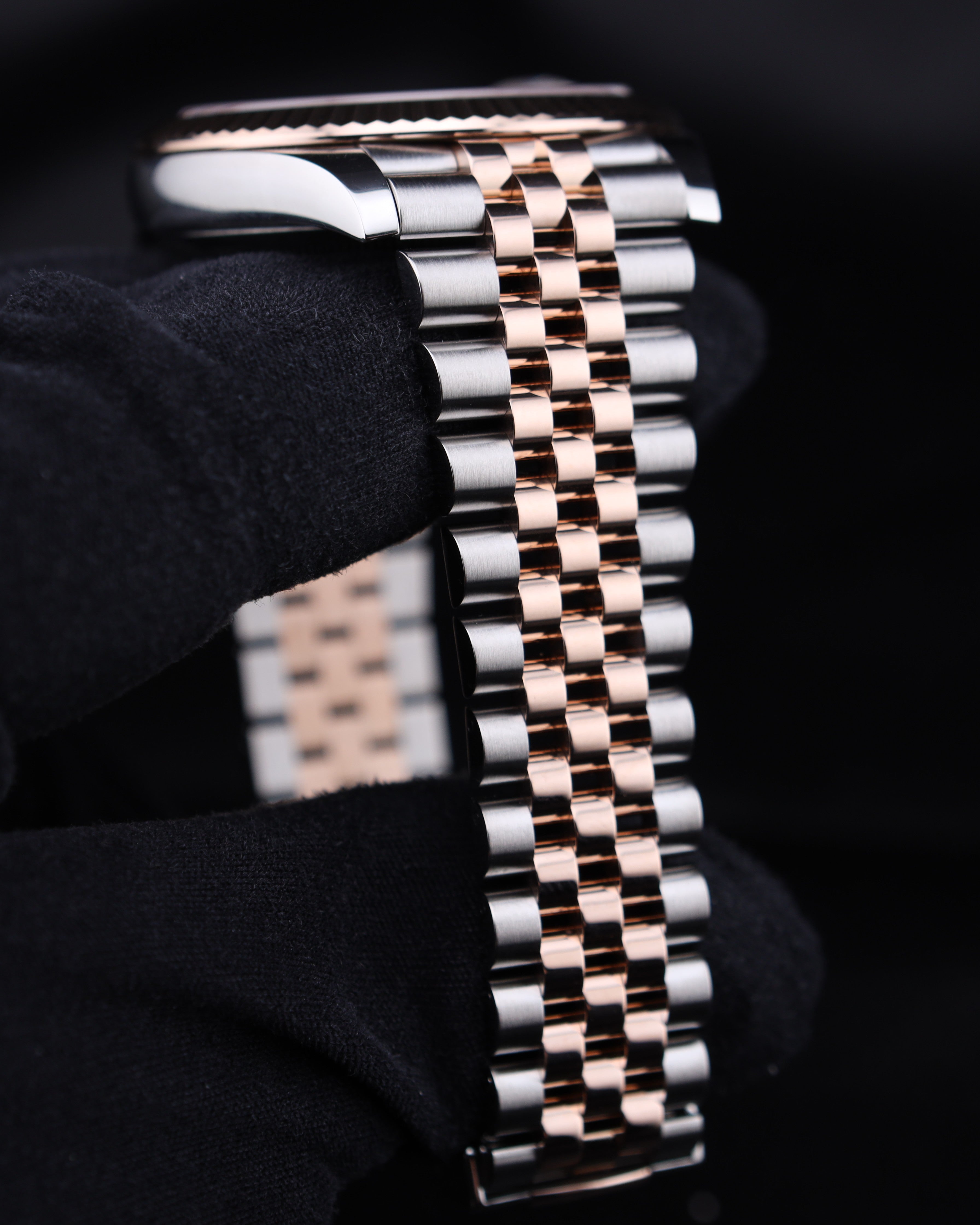 Rolex Datejust 41 Chocolate Stick Dial Two Tone Rosed Gold Jubilee 126331