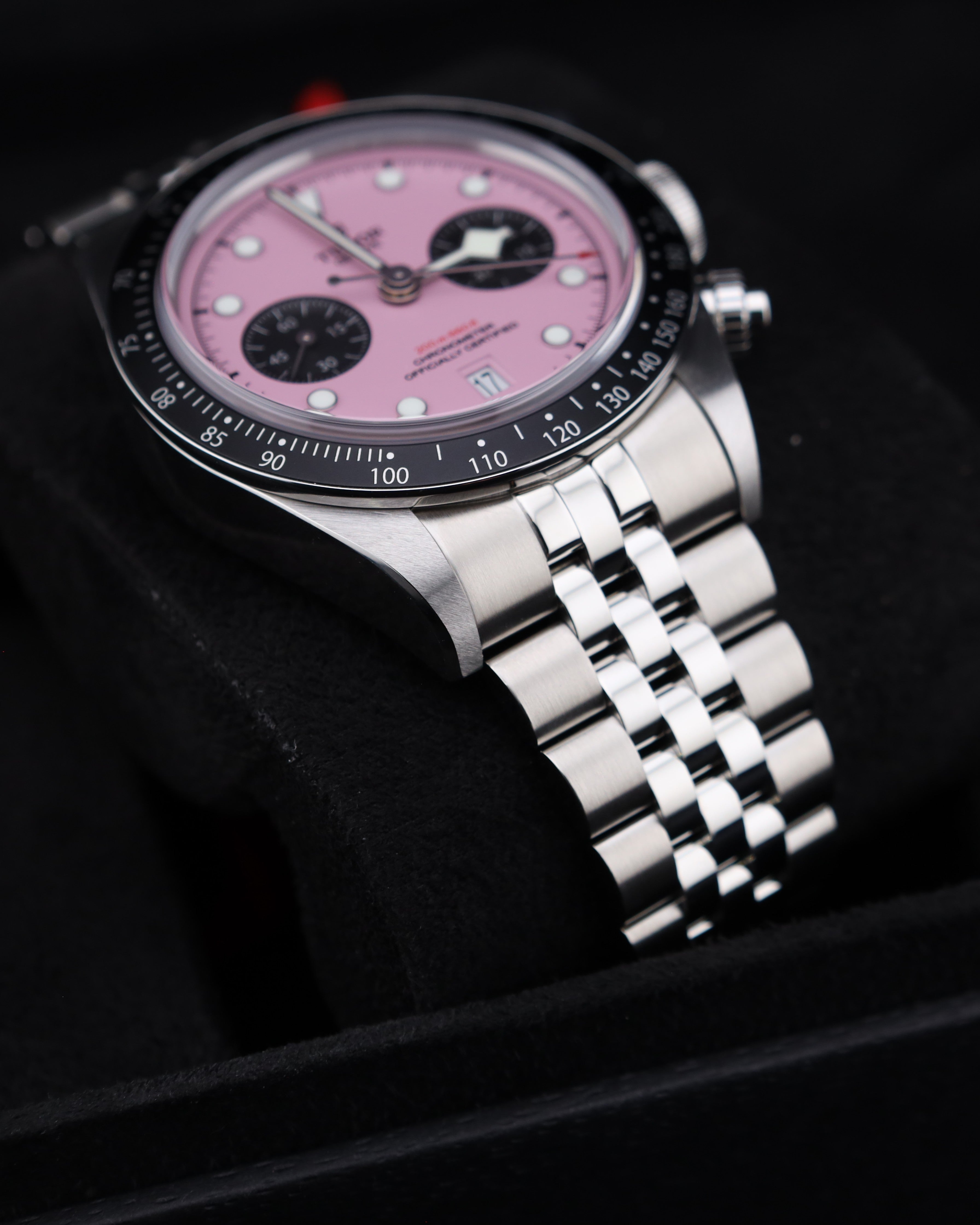 Tudor Black Bay Chrono Pink Dial 79360N