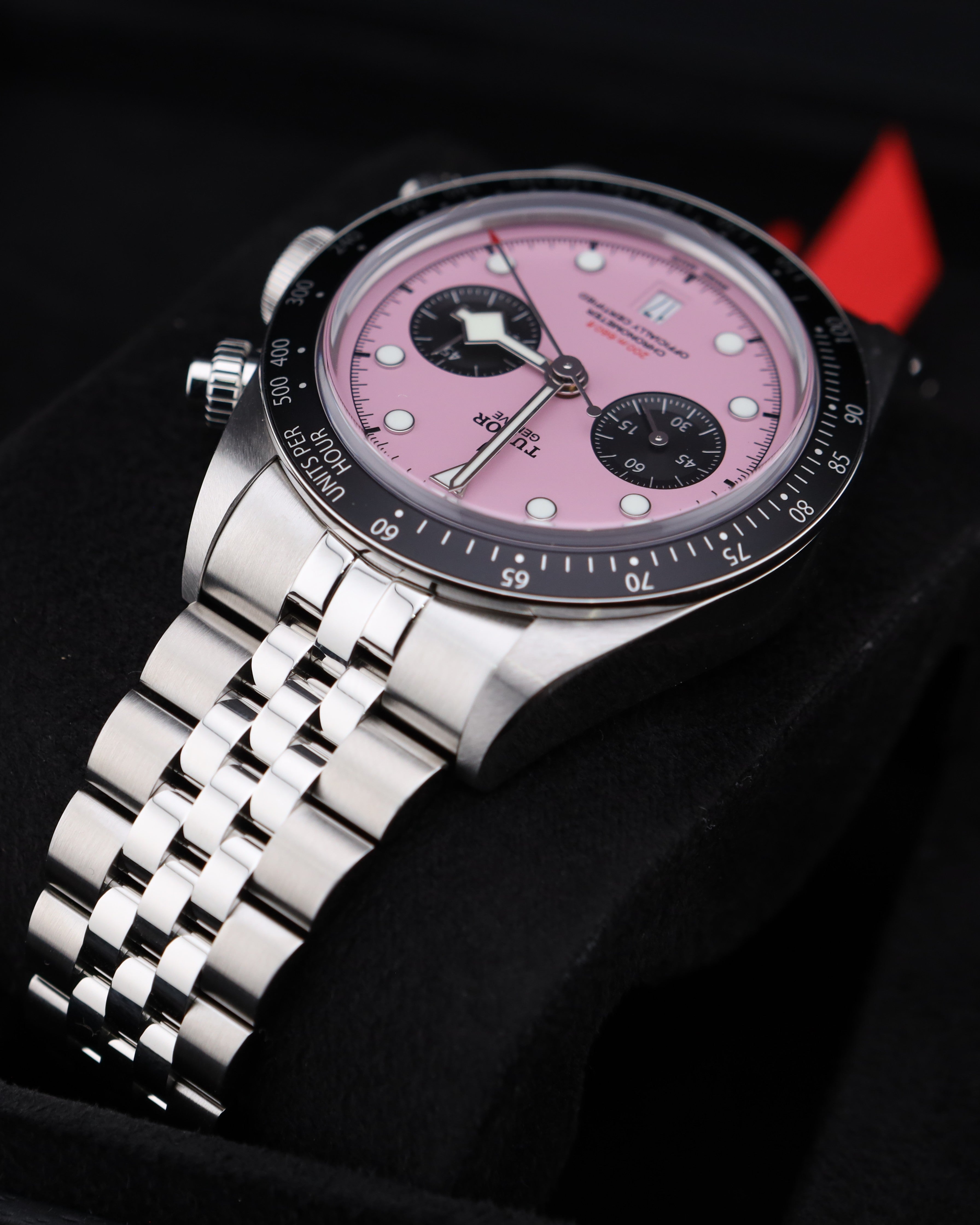 Tudor Black Bay Chrono Pink Dial 79360N