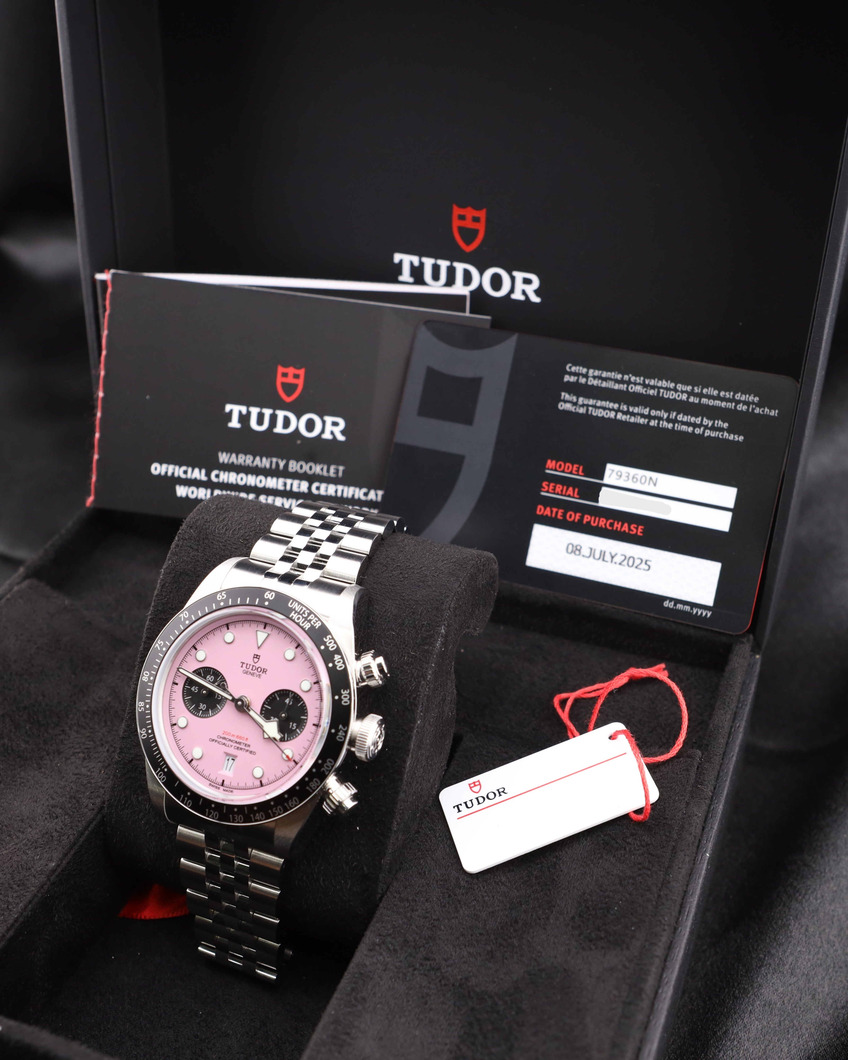 Tudor Black Bay Chrono Pink Dial 79360N