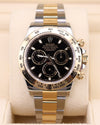 Rolex Daytona Black Dial Two Tone Yellow Gold Oyster 116503