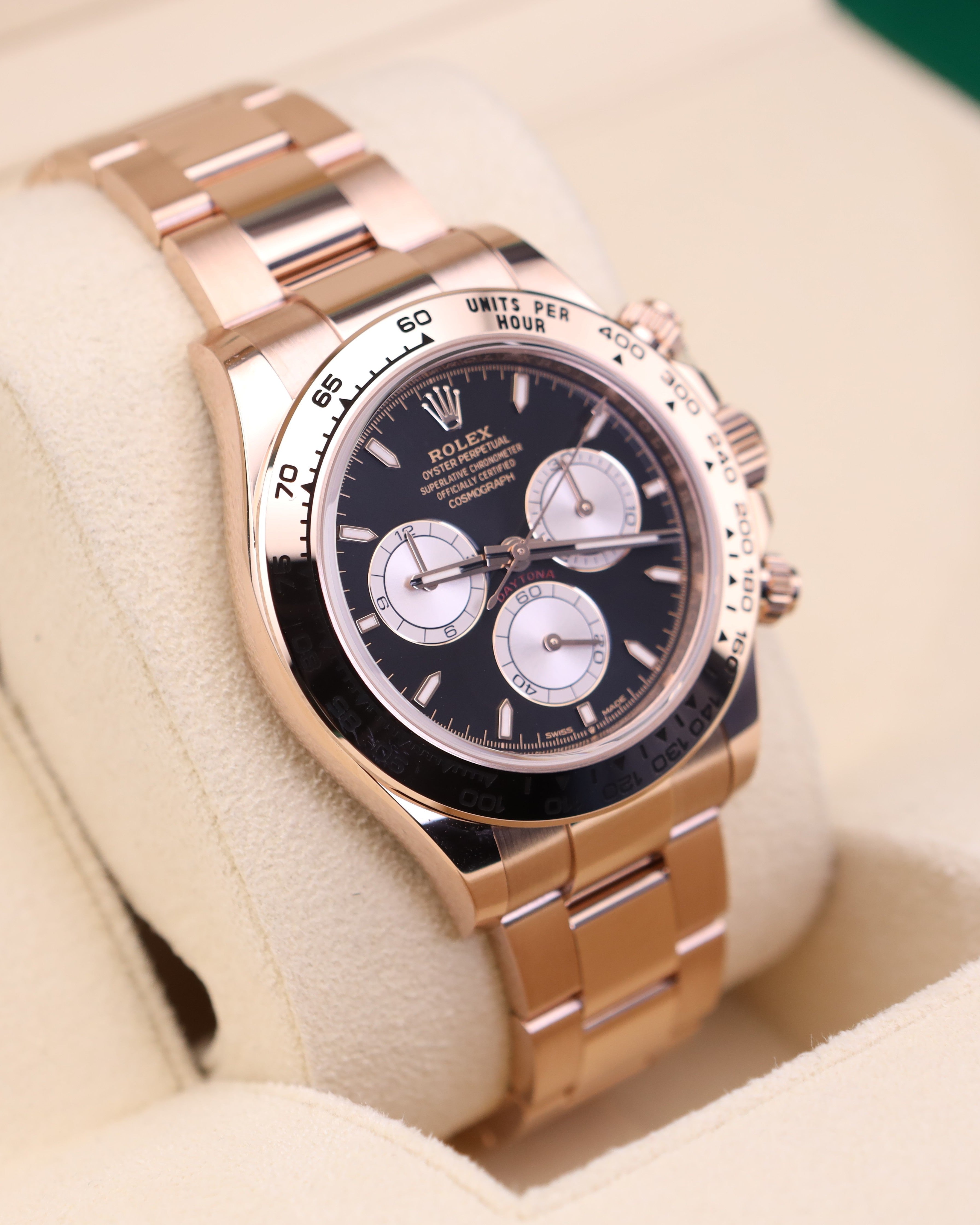 Rolex Daytona Black Dial 18K Rose Gold Oyster 126505
