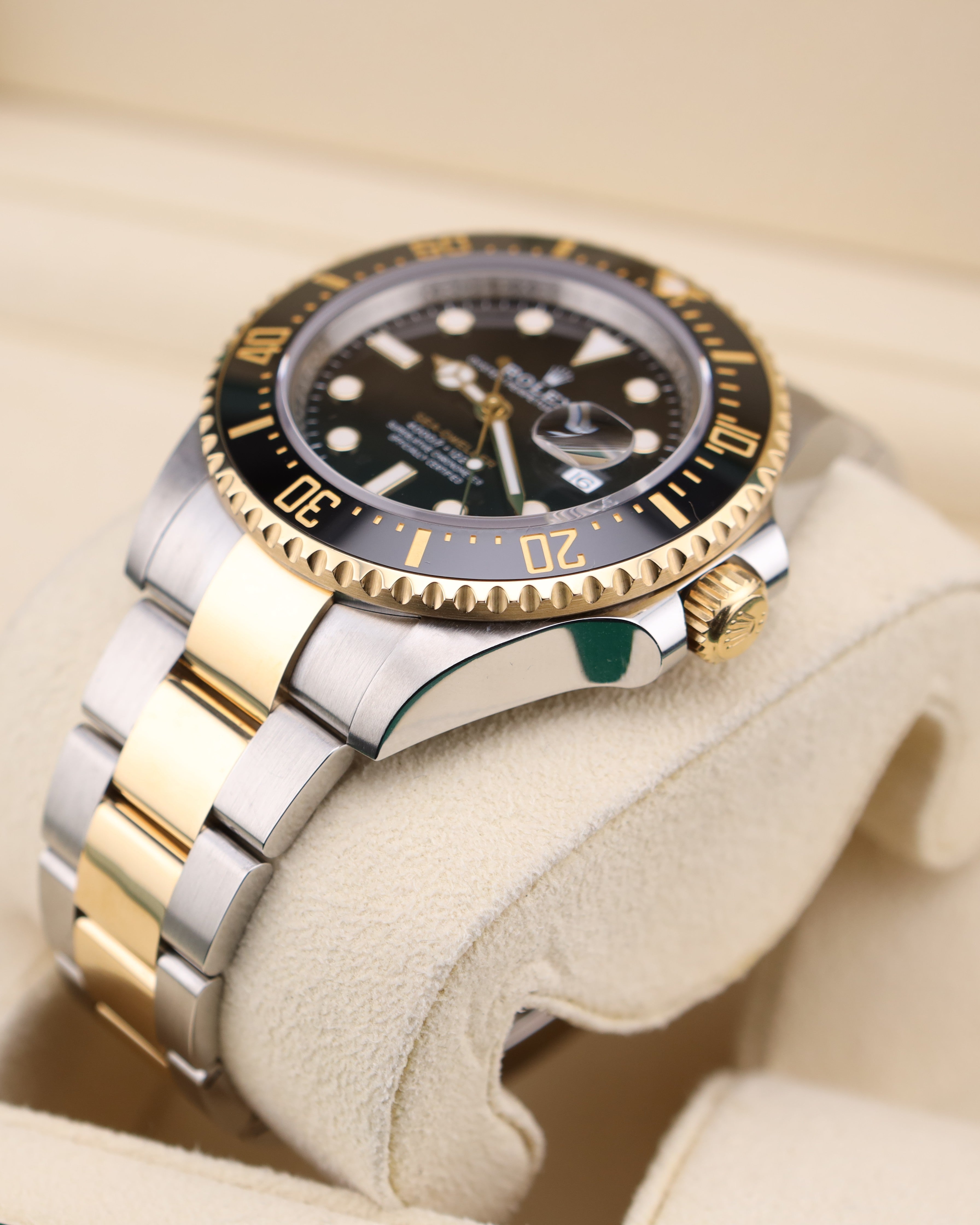 Rolex Sea-Dweller Black Dial Two Tone Gold 126603