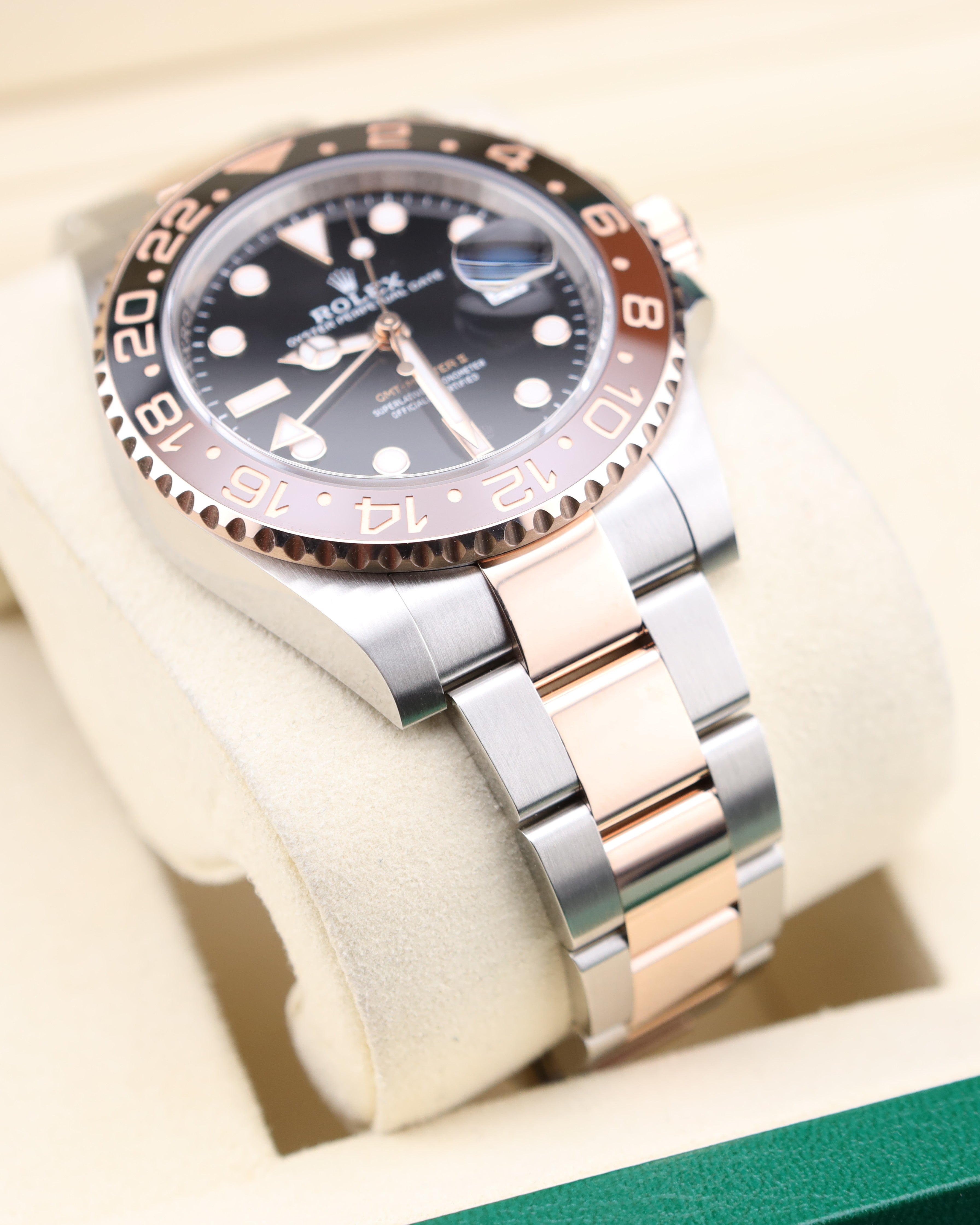 Rolex GMT-Master II Rootbeer Two Tone Rose Gold 126711CHNR