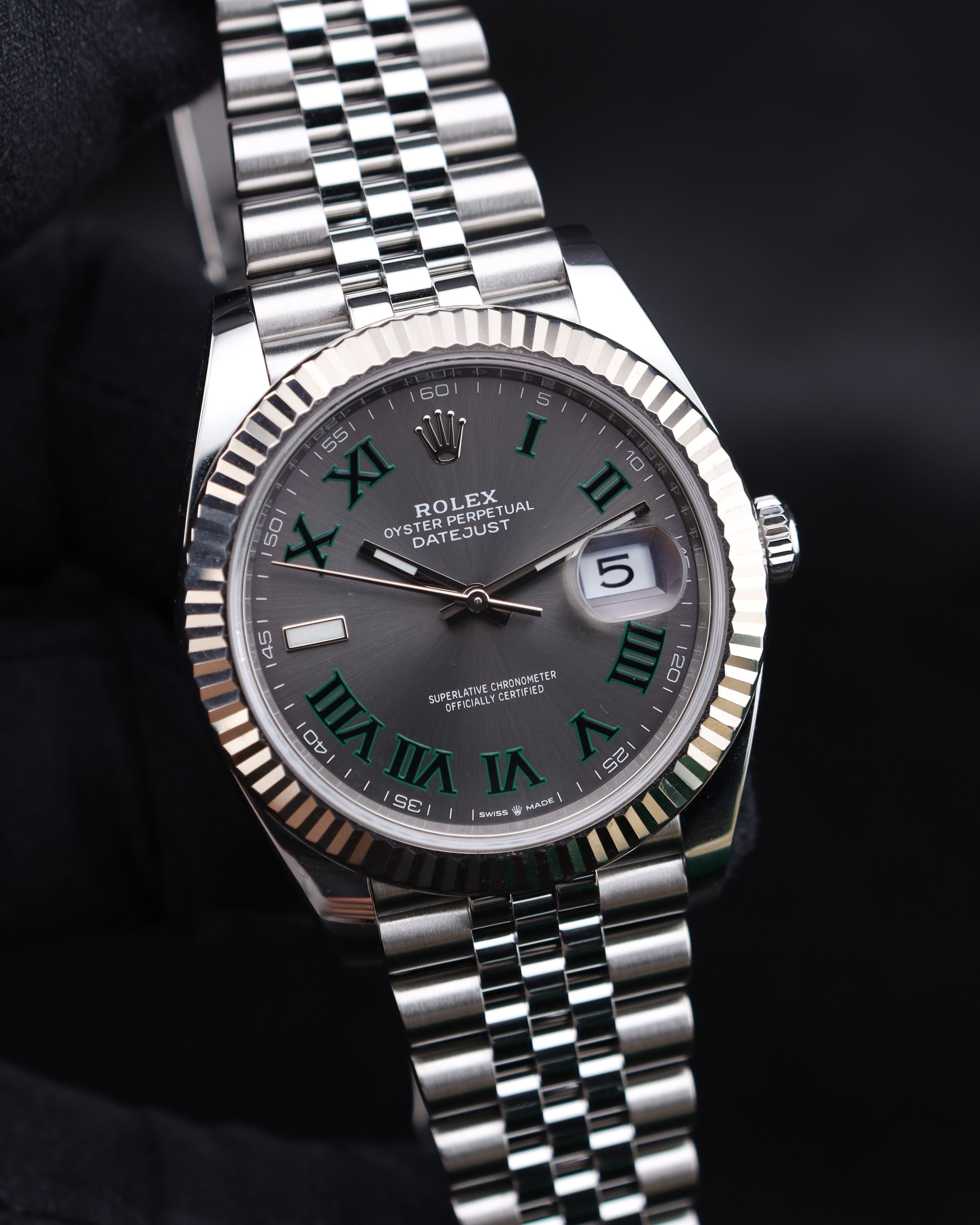 Rolex Datejust 41 Wimbledon Dial Steel Jubilee 126334