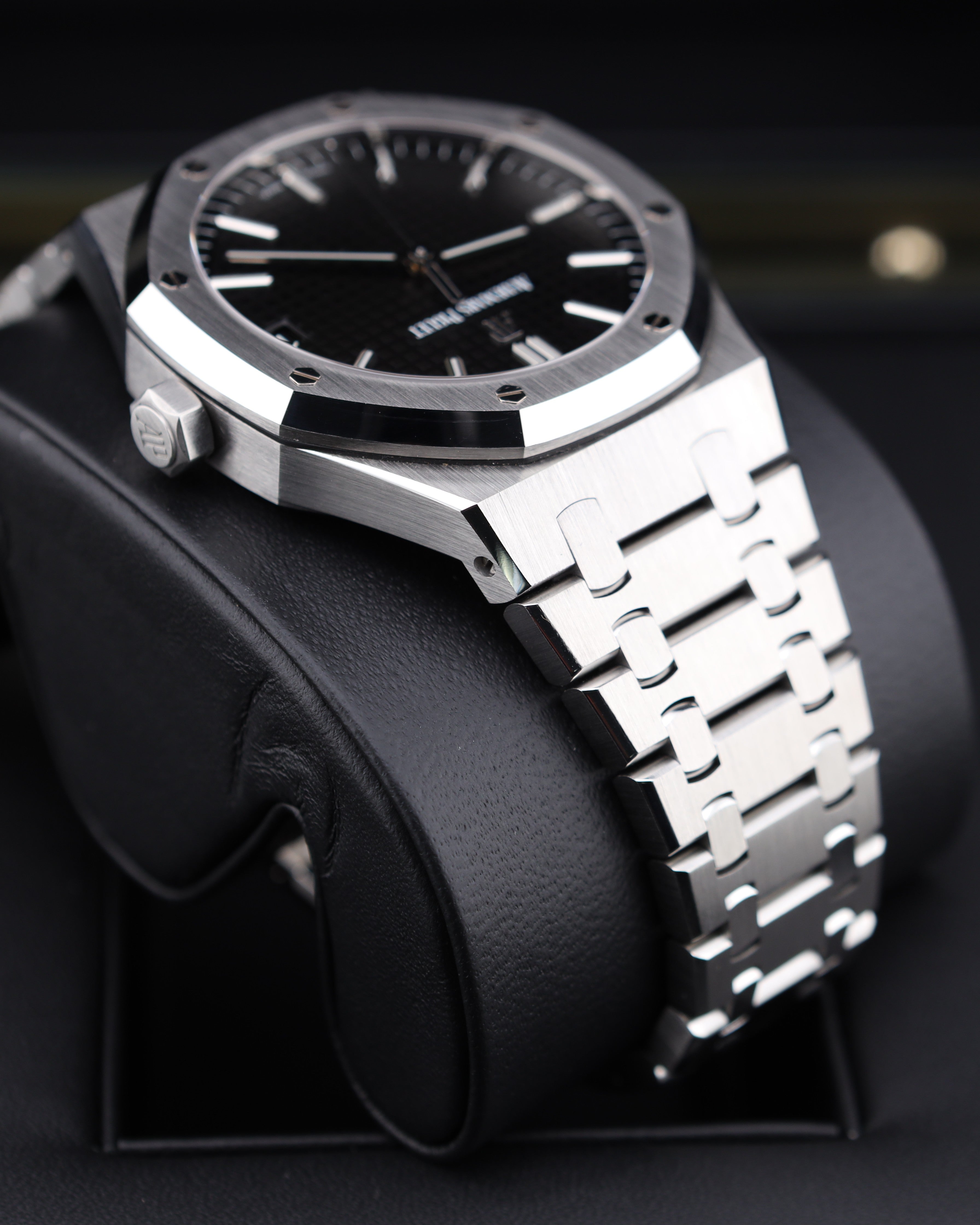 Audemars Piguet Royal Oak 15500ST Black Dial Exhibition Caseback