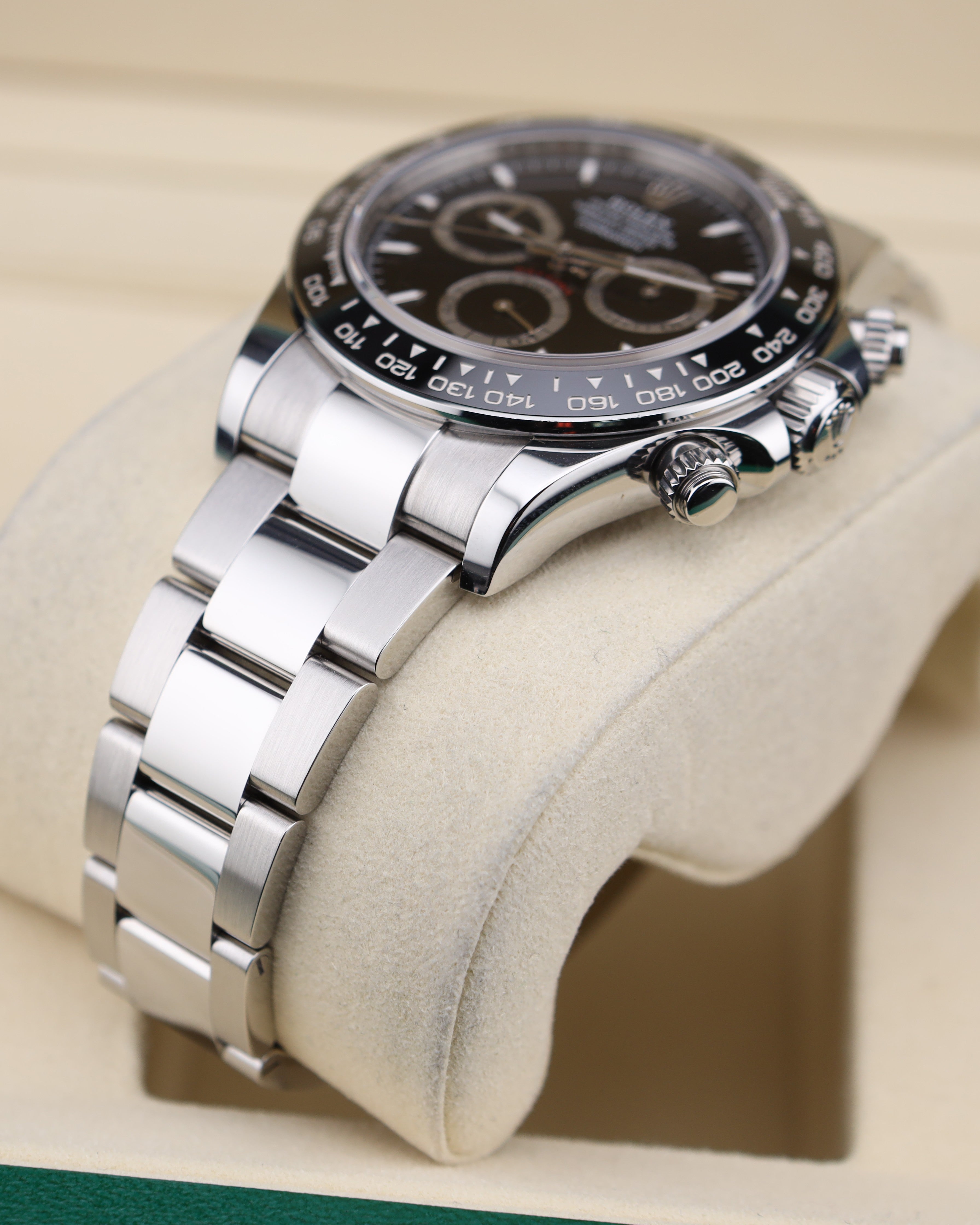 Rolex Daytona Black Dial on Oyster 126500LN