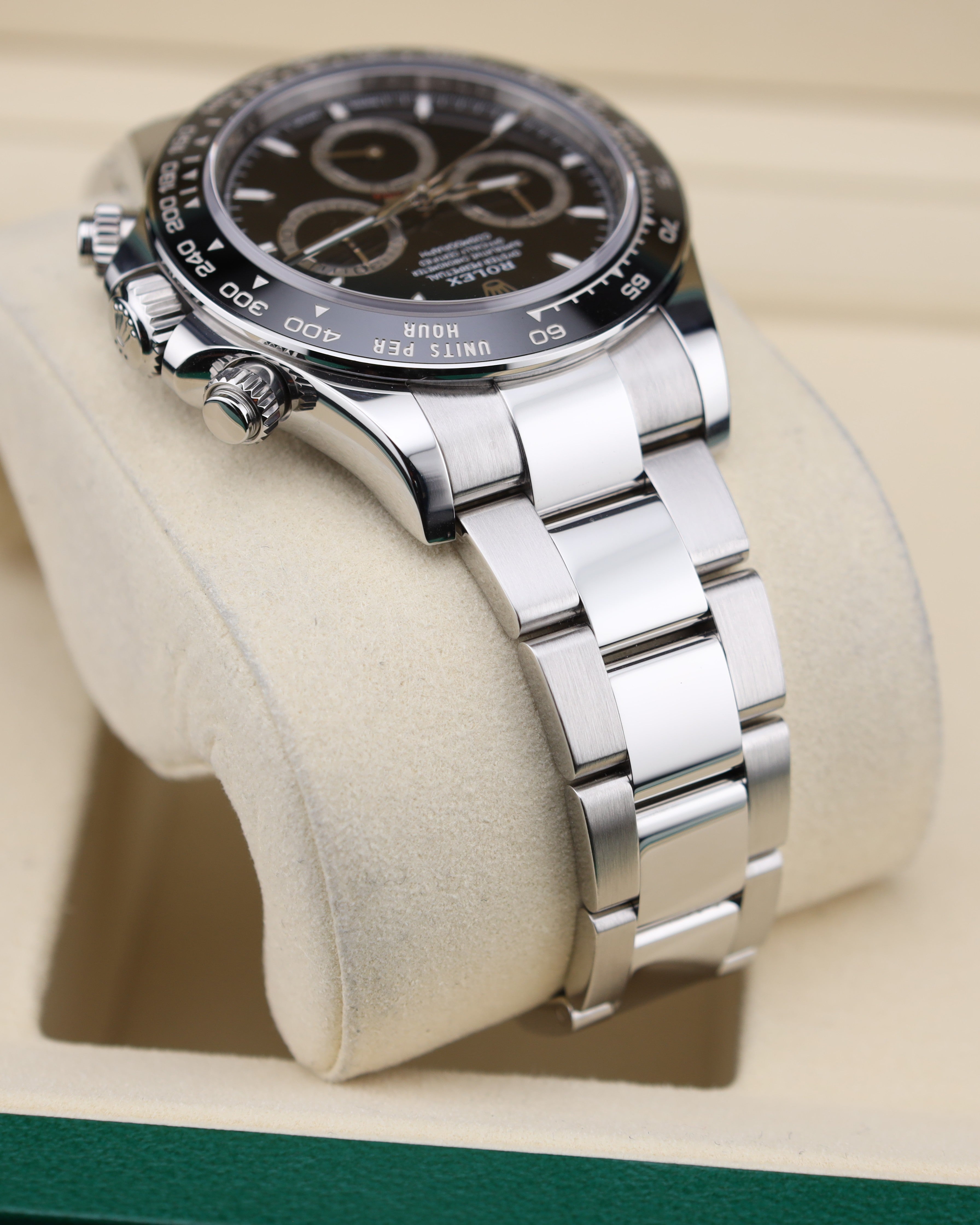 Rolex Daytona Black Dial on Oyster 126500LN