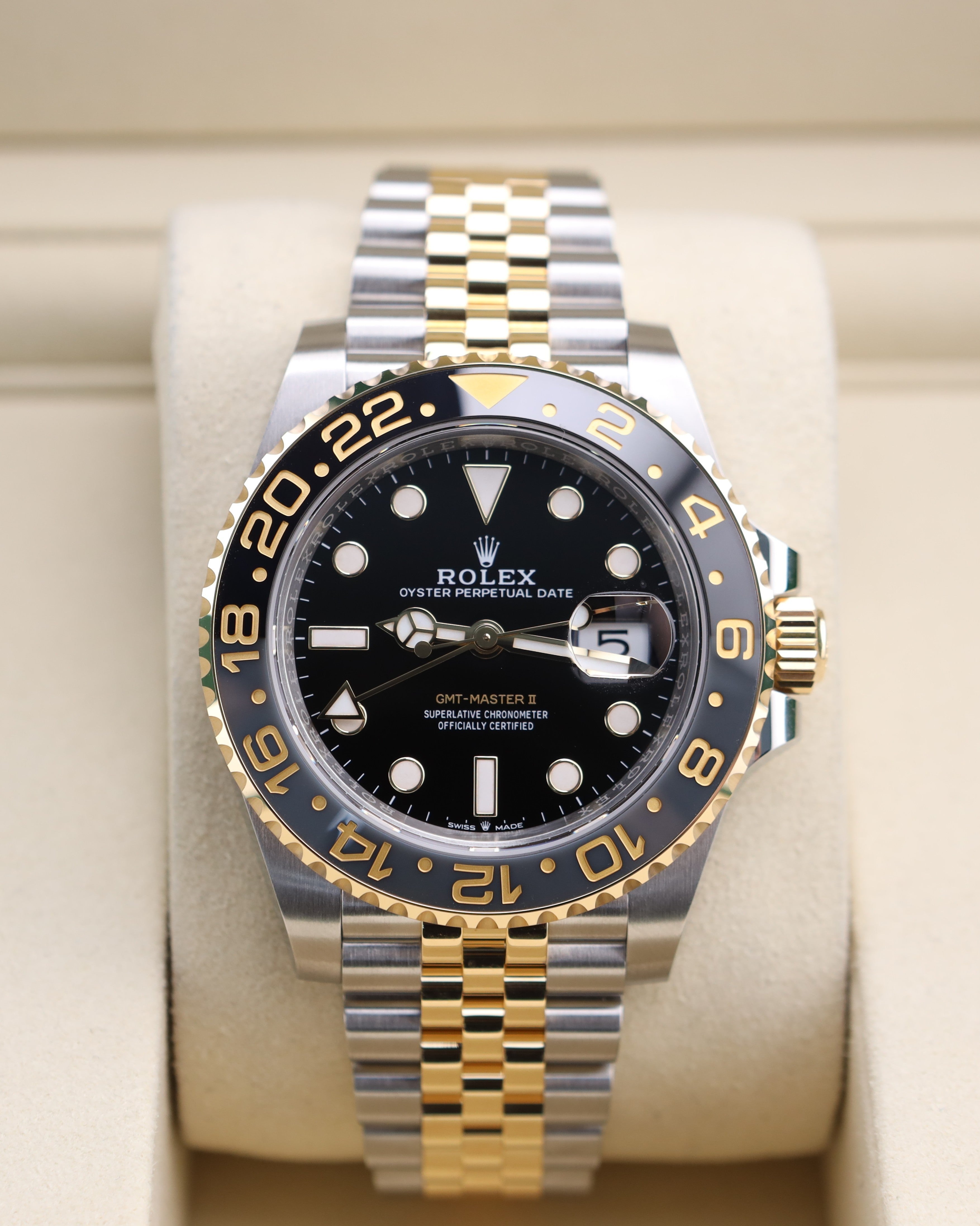 Rolex GMT-Master II Zombie/Bumblebee Two Tone Jubilee 126713GRNR