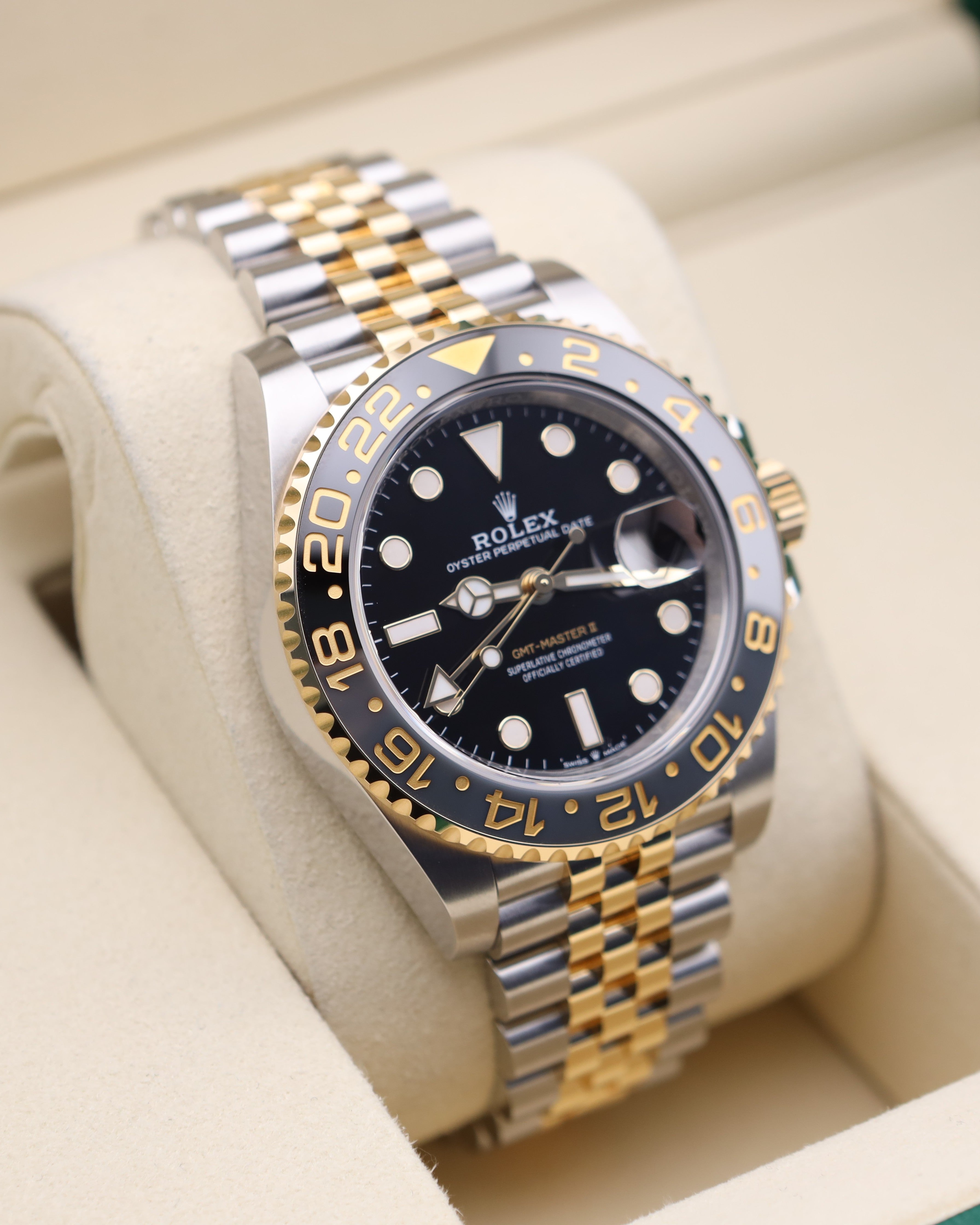 Rolex GMT-Master II Zombie/Bumblebee Two Tone Jubilee 126713GRNR